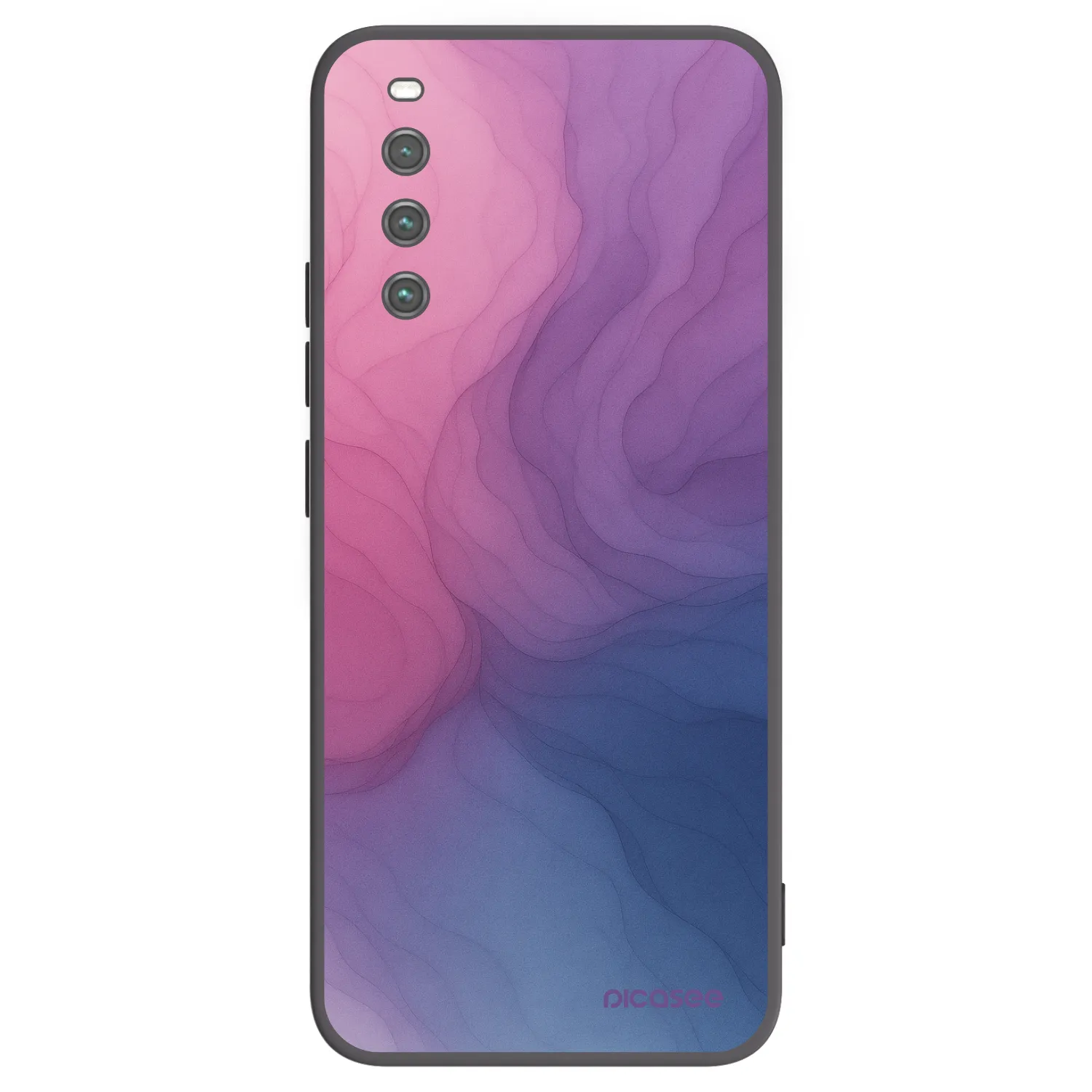 Picasee fekete szilikon tok az alábbi mobiltelefonokra Sony Xperia 10 IV 5G - Silk