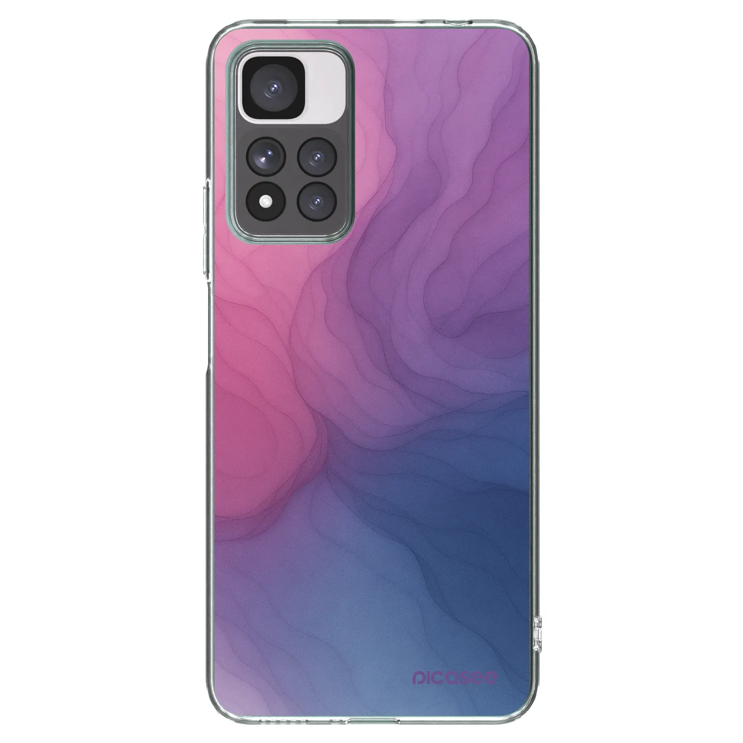 Picasee átlátszó szilikon tok az alábbi mobiltelefonokra Xiaomi Redmi Note 11 Pro+ 5G - Silk