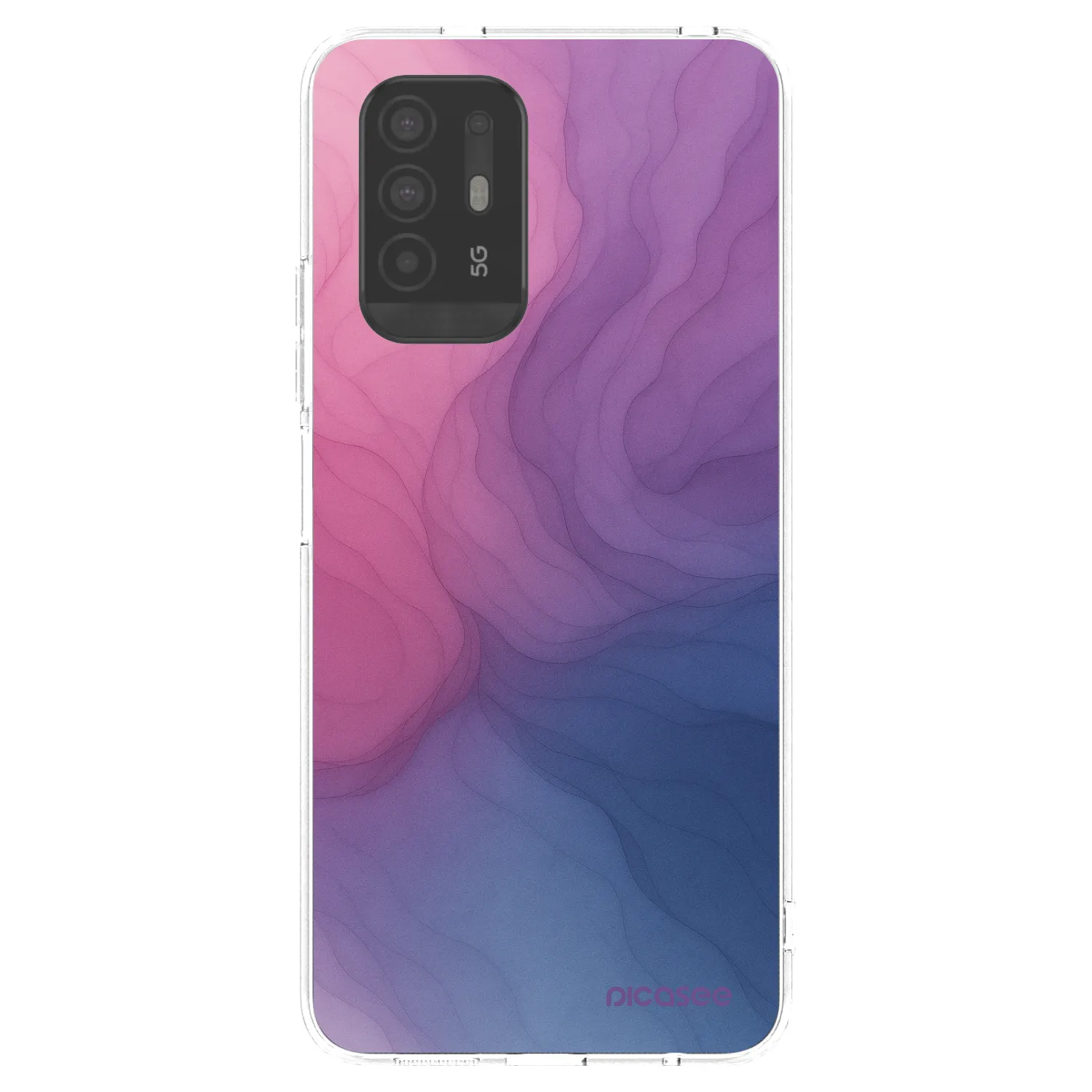 Picasee átlátszó szilikon tok az alábbi mobiltelefonokra OPPO A94 5G - Silk
