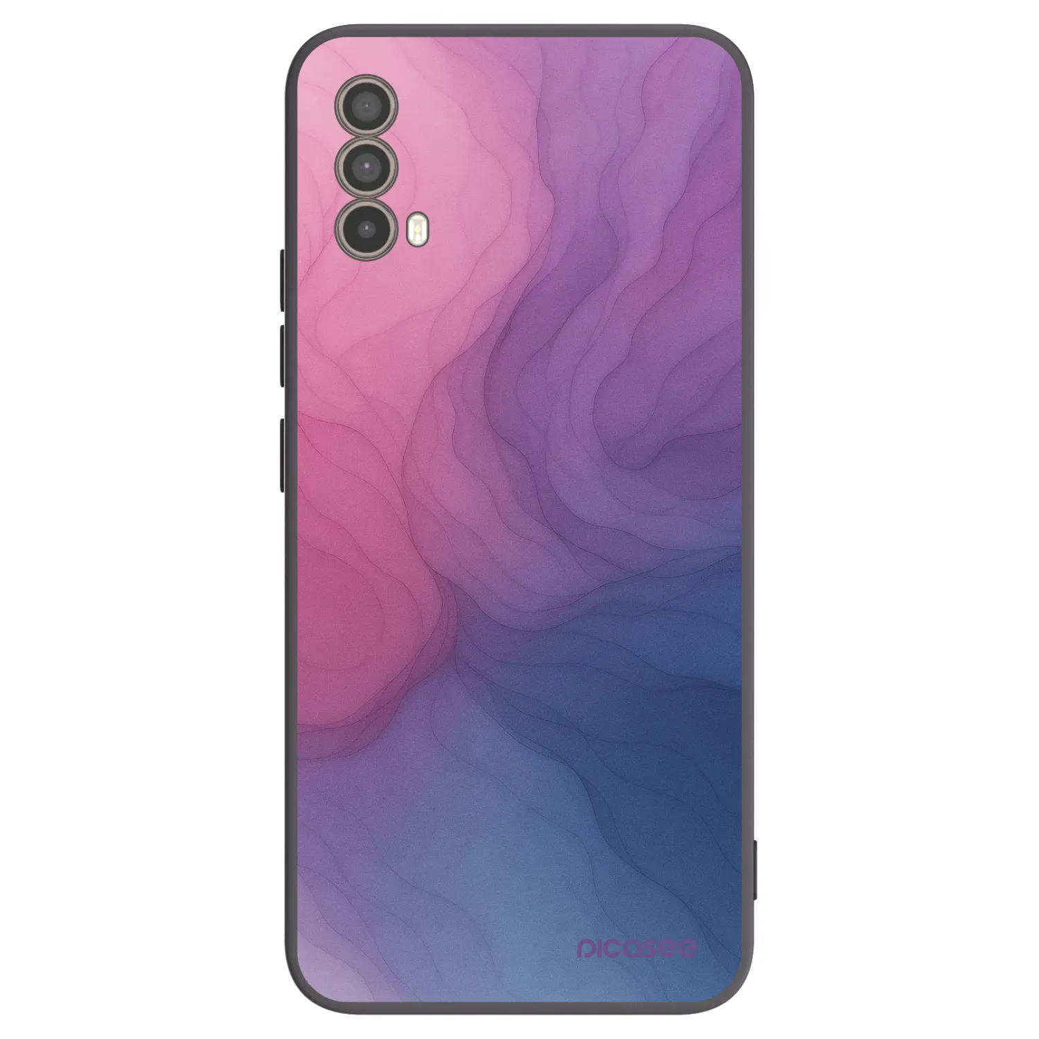 Picasee fekete szilikon tok az alábbi mobiltelefonokra Motorola Moto E40 - Silk