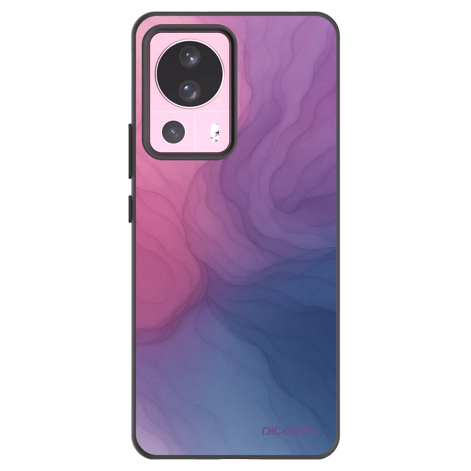 Picasee fekete szilikon tok az alábbi mobiltelefonokra Xiaomi 13 Lite - Silk