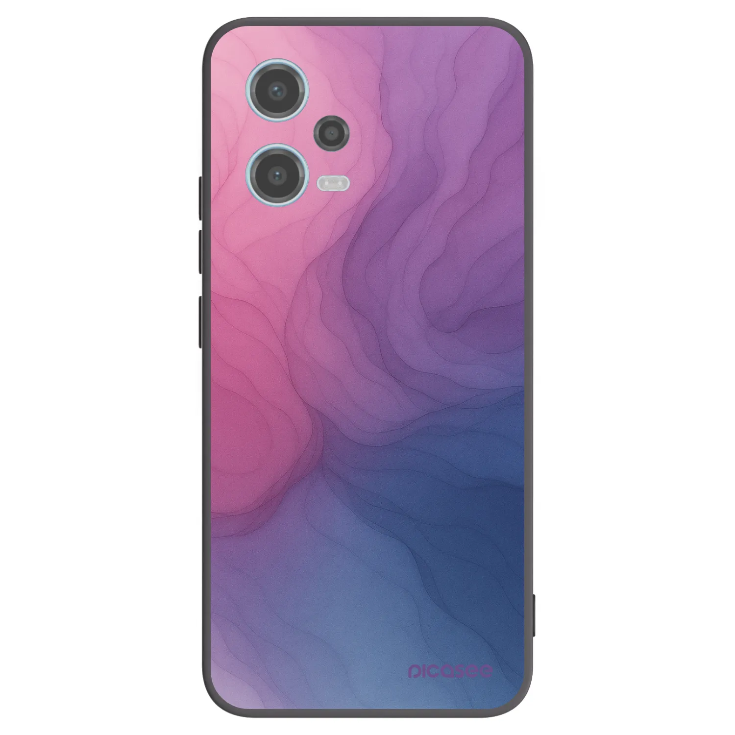 Picasee fekete szilikon tok az alábbi mobiltelefonokra Xiaomi Redmi Note 12 5G - Silk