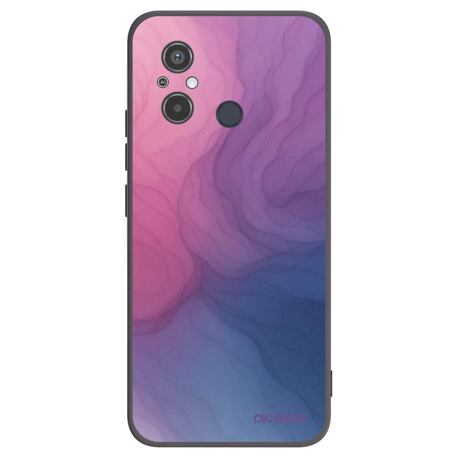 Picasee fekete szilikon tok az alábbi mobiltelefonokra Xiaomi Redmi 12C - Silk