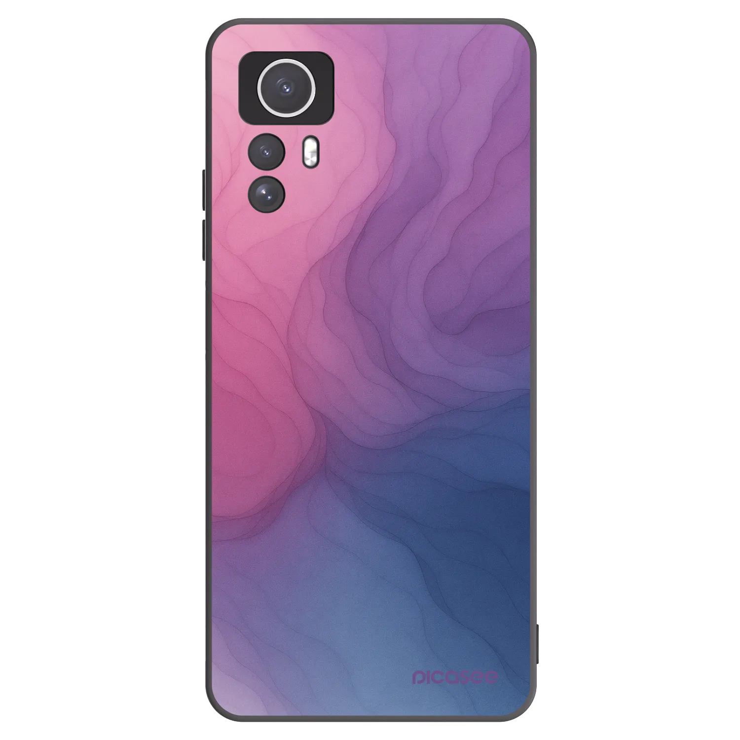 Picasee fekete szilikon tok az alábbi mobiltelefonokra Xiaomi Redmi Note 12S - Silk