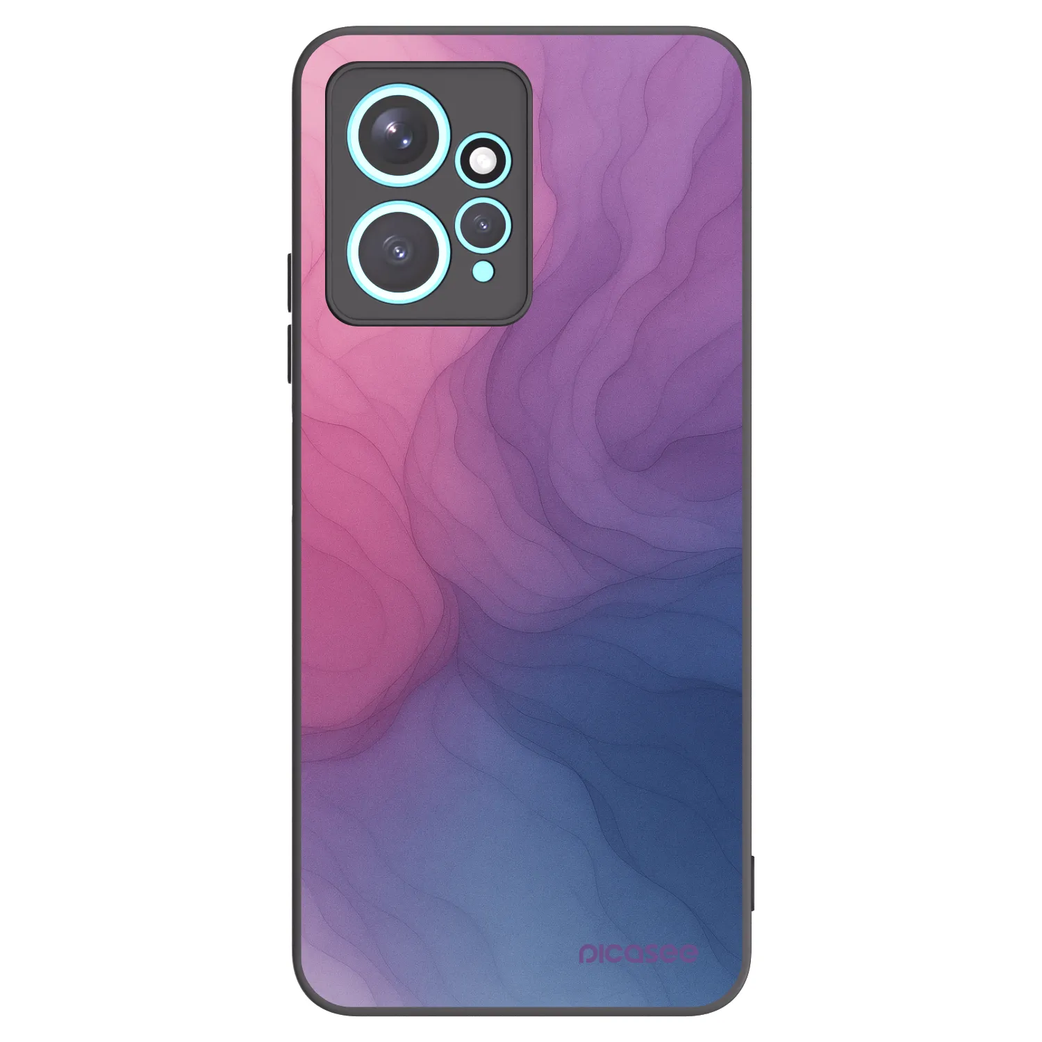 Picasee fekete szilikon tok az alábbi mobiltelefonokra Xiaomi Redmi Note 12 4G - Silk