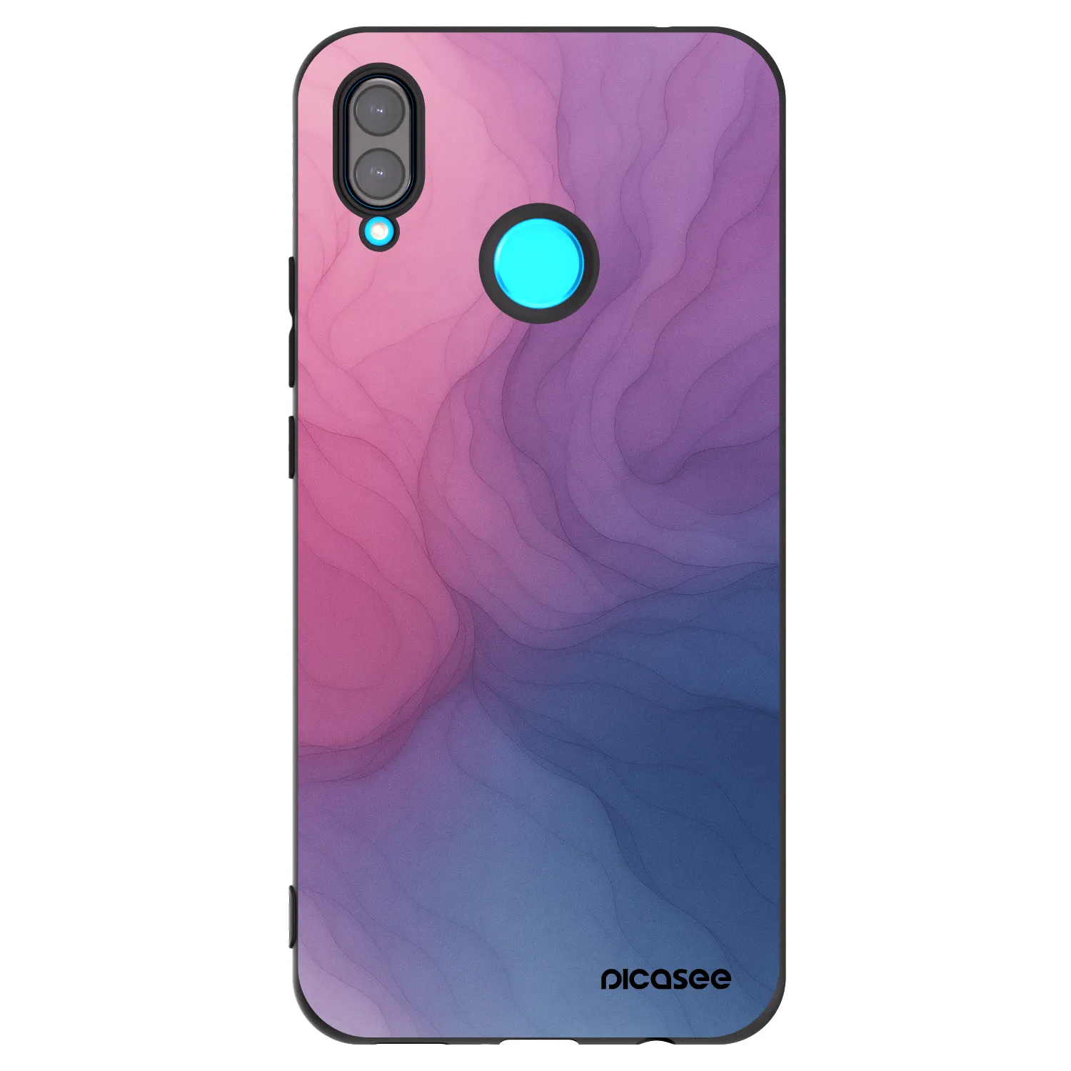 Picasee fekete szilikon tok az alábbi mobiltelefonokra Huawei Nova 3i - Silk