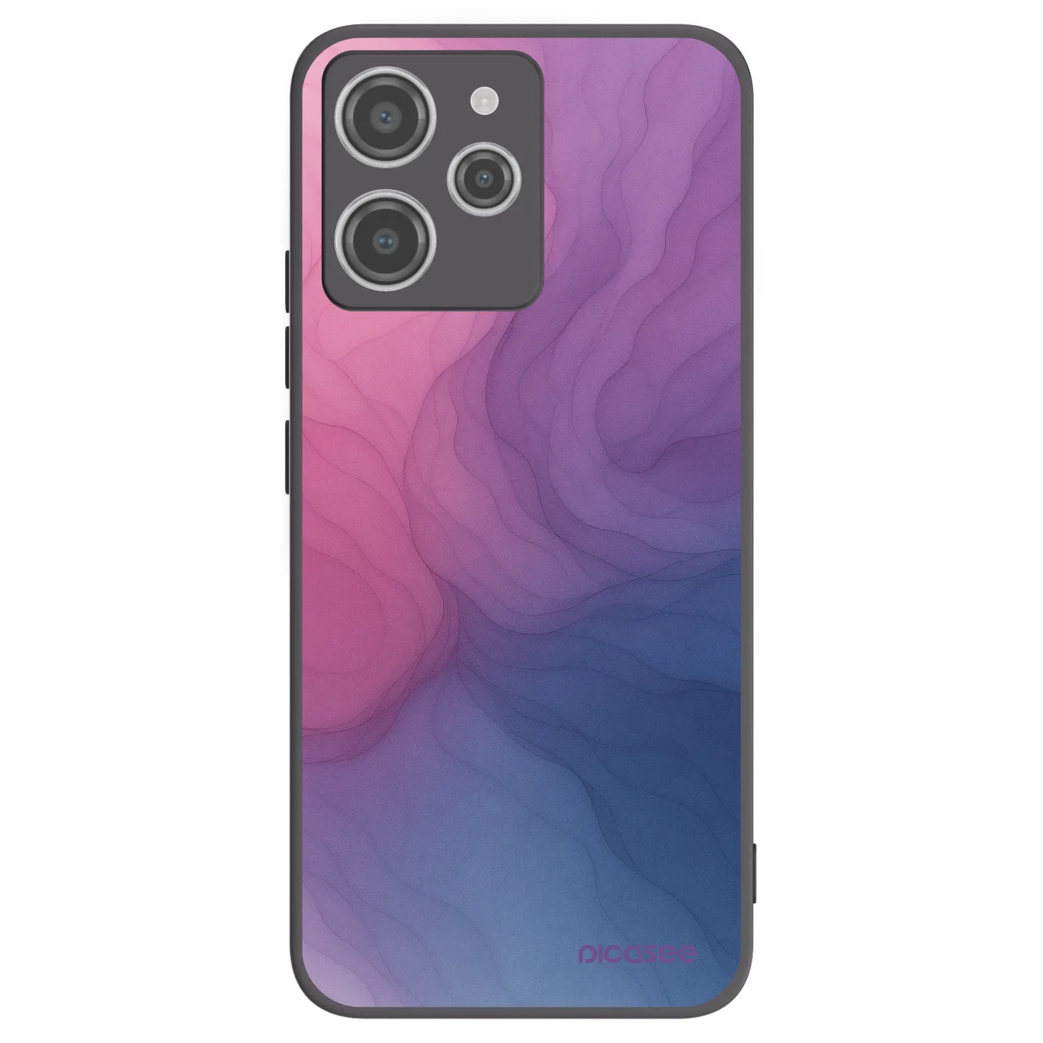 Picasee fekete szilikon tok az alábbi mobiltelefonokra Xiaomi Redmi 12 4G - Silk