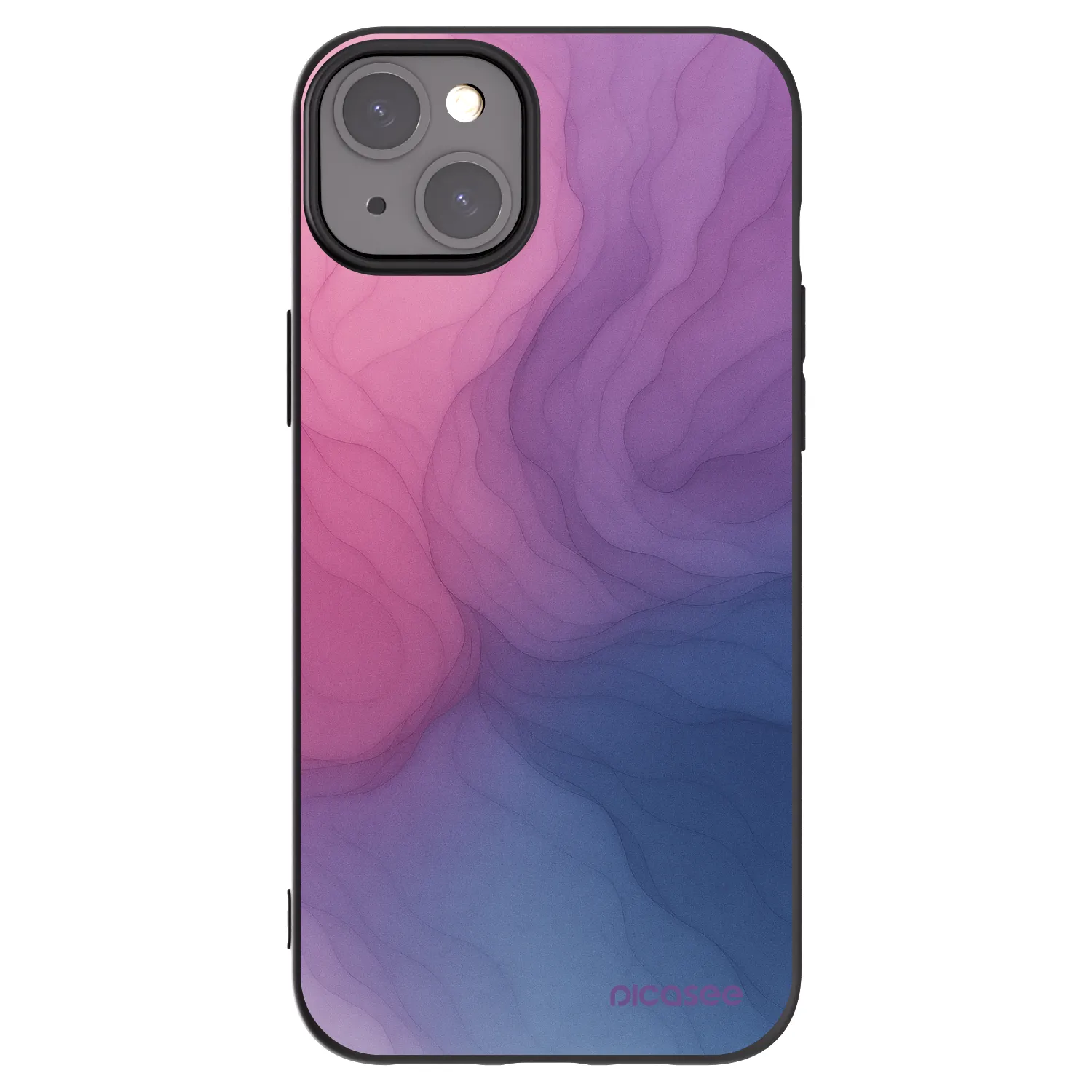 Picasee fekete szilikon tok az alábbi mobiltelefonokra Apple iPhone 15 Plus - Silk