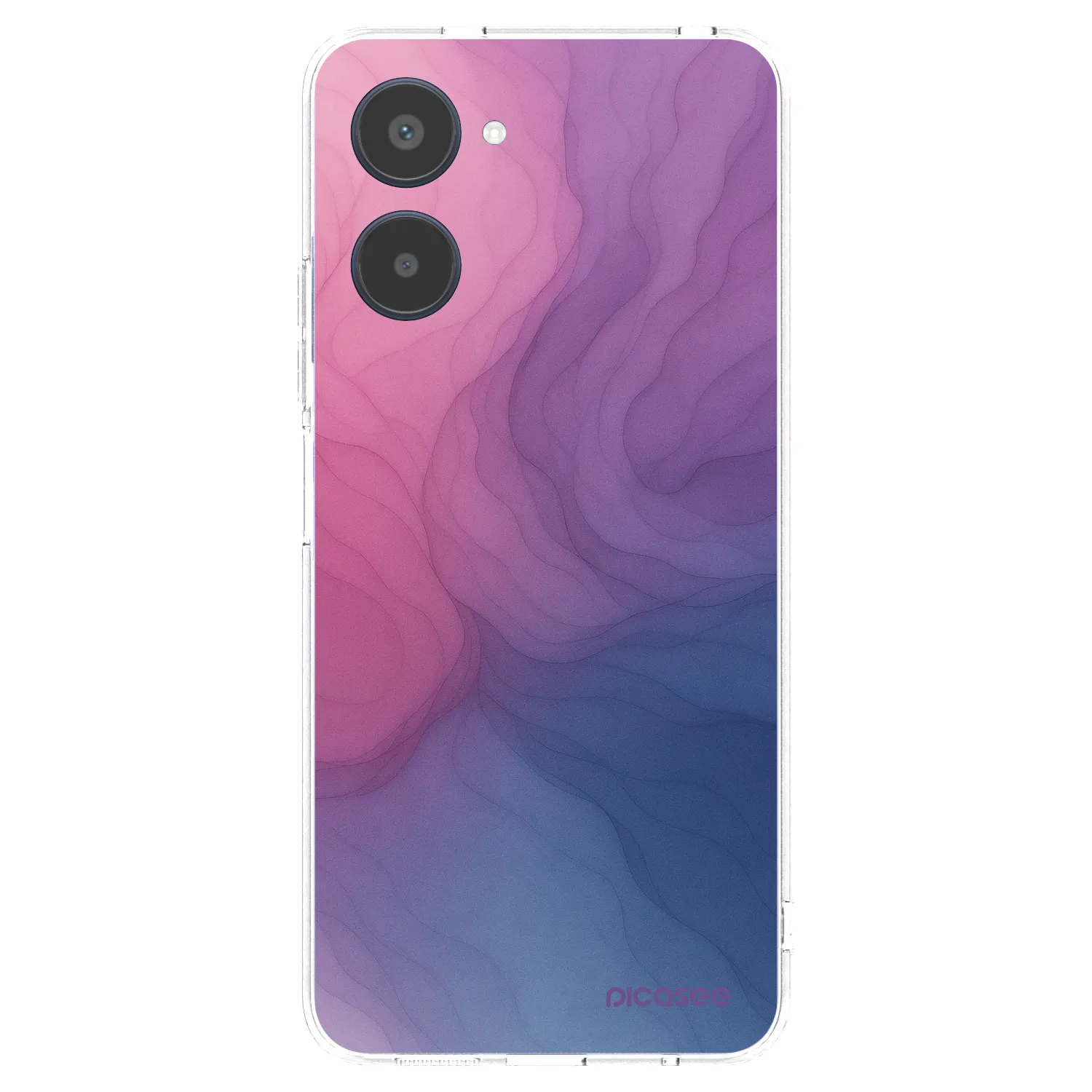 Picasee átlátszó szilikon tok az alábbi mobiltelefonokra Realme 10 4G - Silk