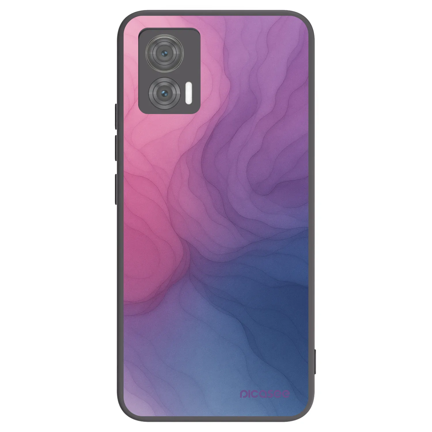 Picasee fekete szilikon tok az alábbi mobiltelefonokra Motorola Edge 30 Neo - Silk
