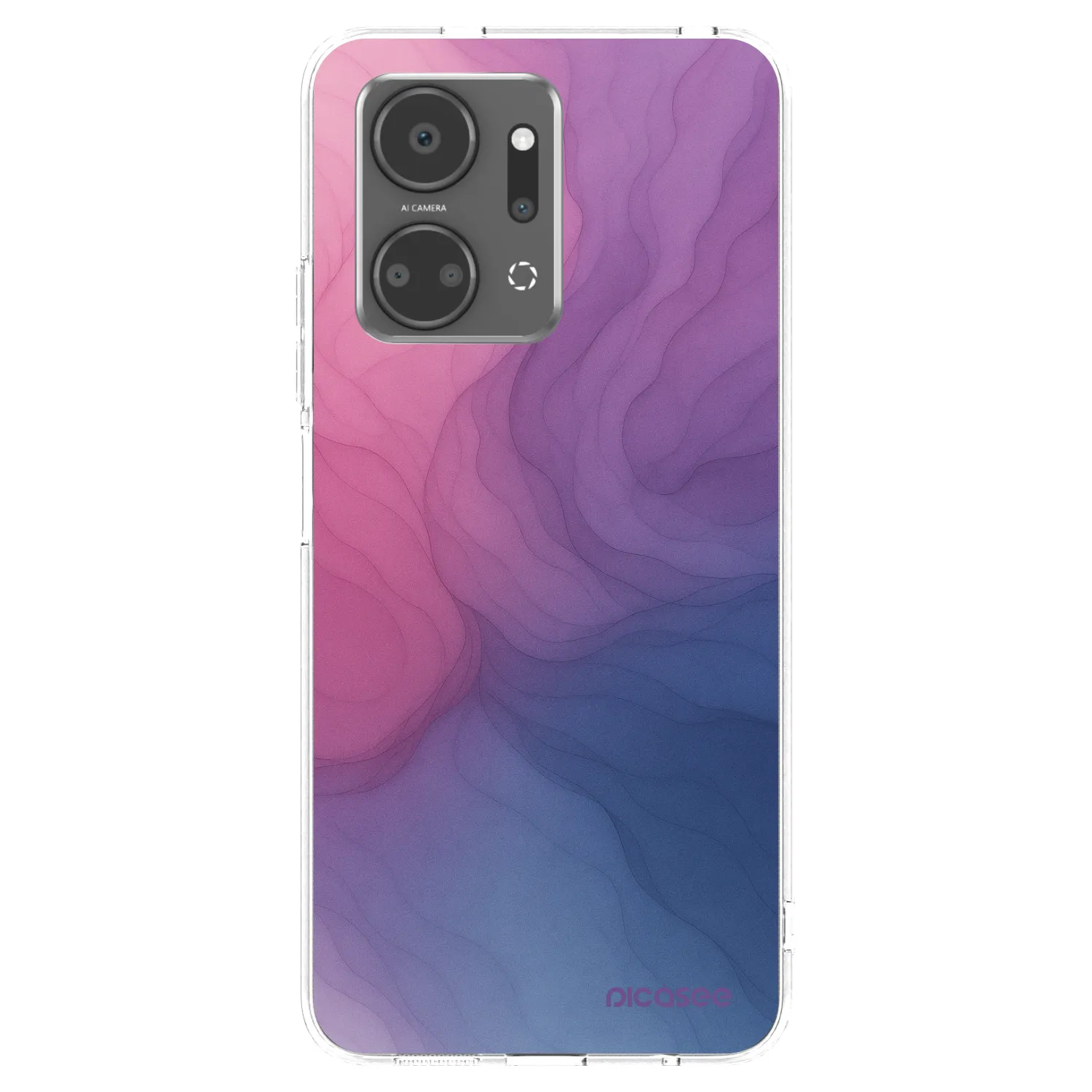Picasee átlátszó szilikon tok az alábbi mobiltelefonokra Honor X7a - Silk