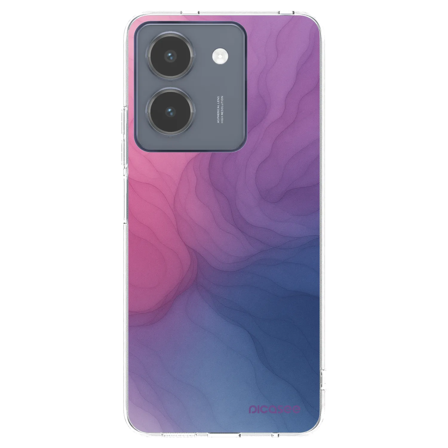 Picasee átlátszó szilikon tok az alábbi mobiltelefonokra Vivo Y36 4G - Silk