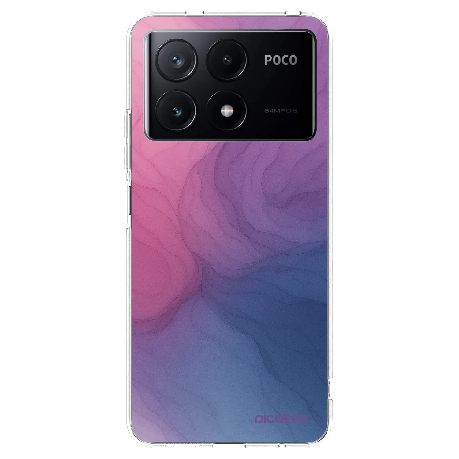 Picasee átlátszó szilikon tok az alábbi mobiltelefonokra Xiaomi Poco X6 Pro - Silk