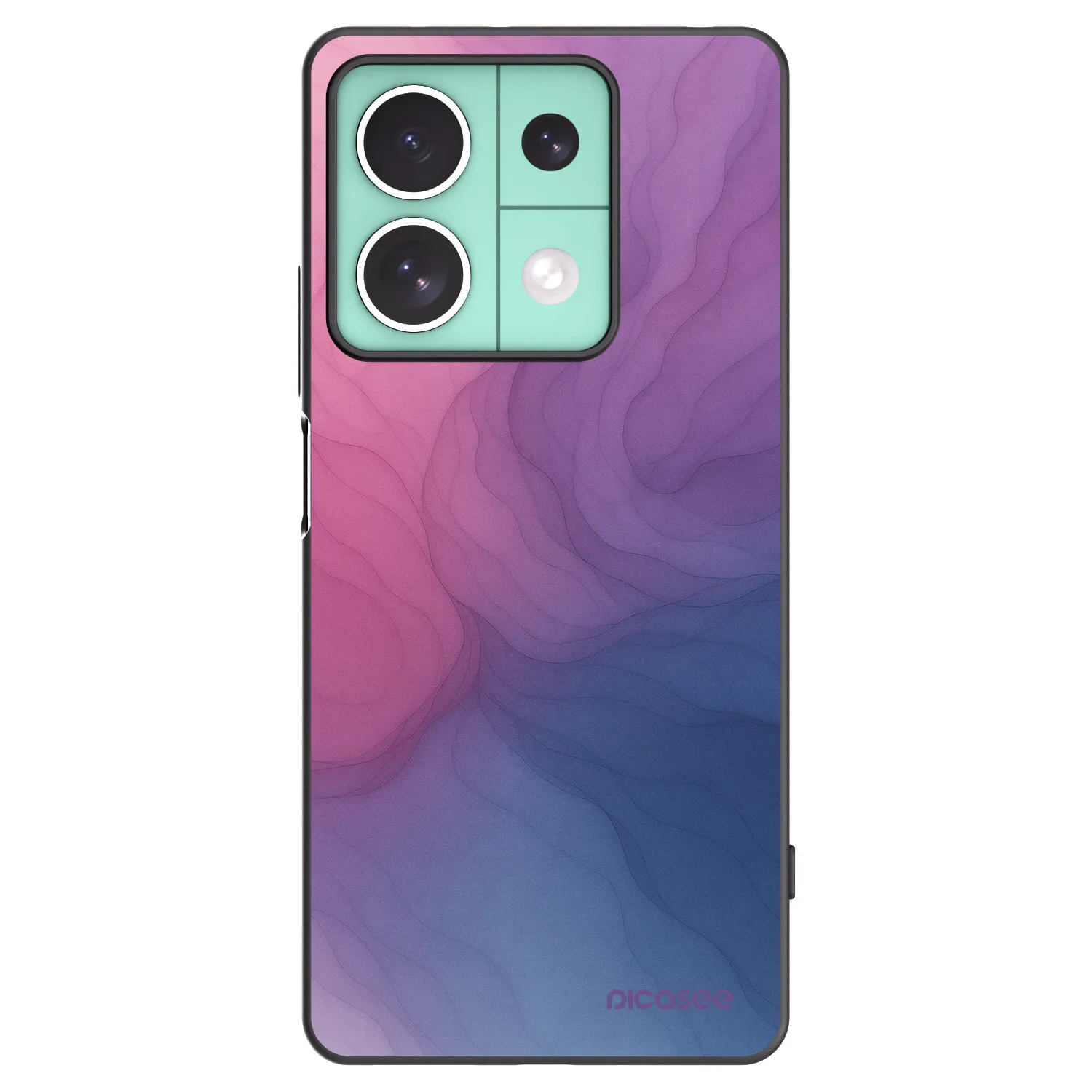 Picasee fekete szilikon tok az alábbi mobiltelefonokra Xiaomi Redmi Note 13 5G - Silk