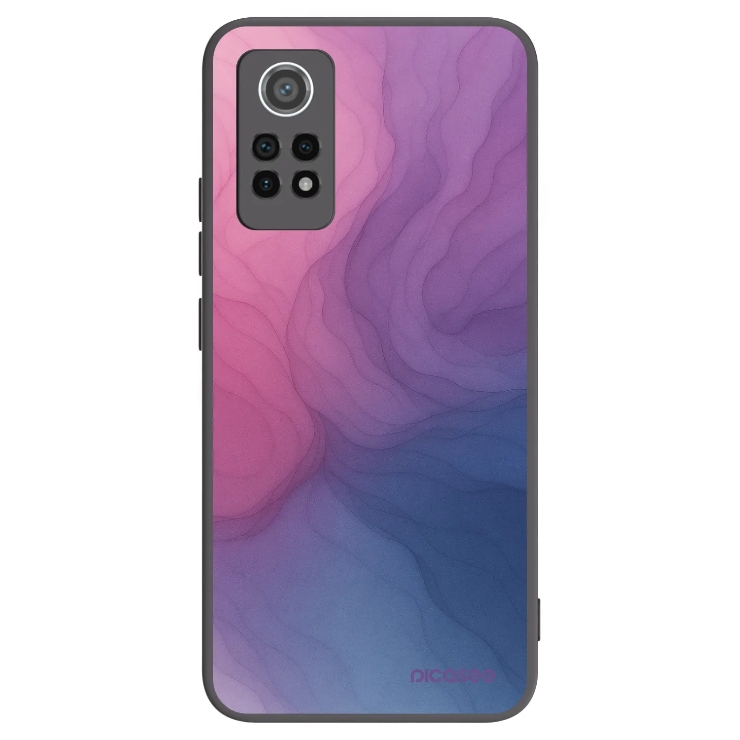 Picasee fekete szilikon tok az alábbi mobiltelefonokra Xiaomi Redmi Note 12 Pro 4G - Silk