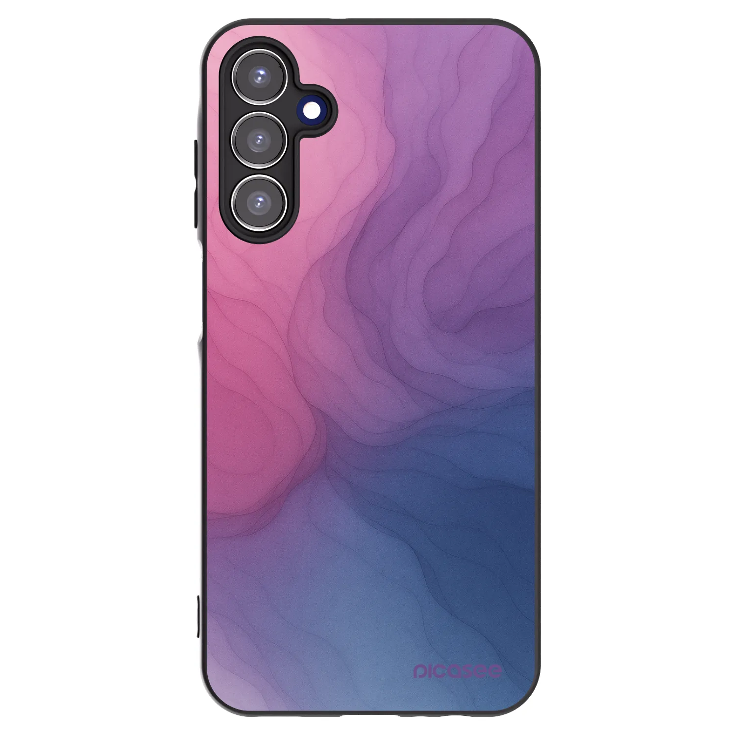 Picasee fekete szilikon tok az alábbi mobiltelefonokra Samsung Galaxy A15 A155F 4G - Silk