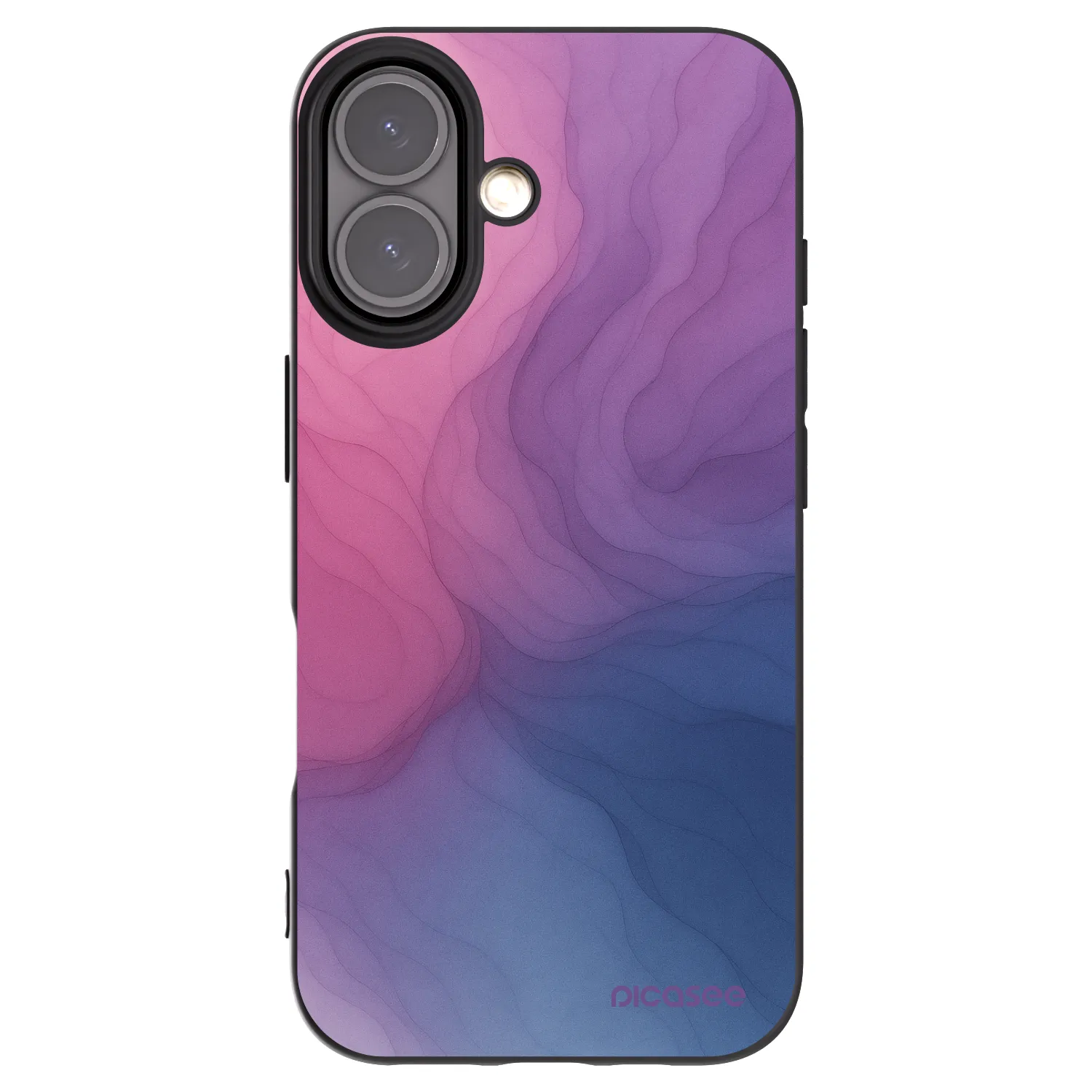 Picasee fekete szilikon tok az alábbi mobiltelefonokra Apple iPhone 16 - Silk