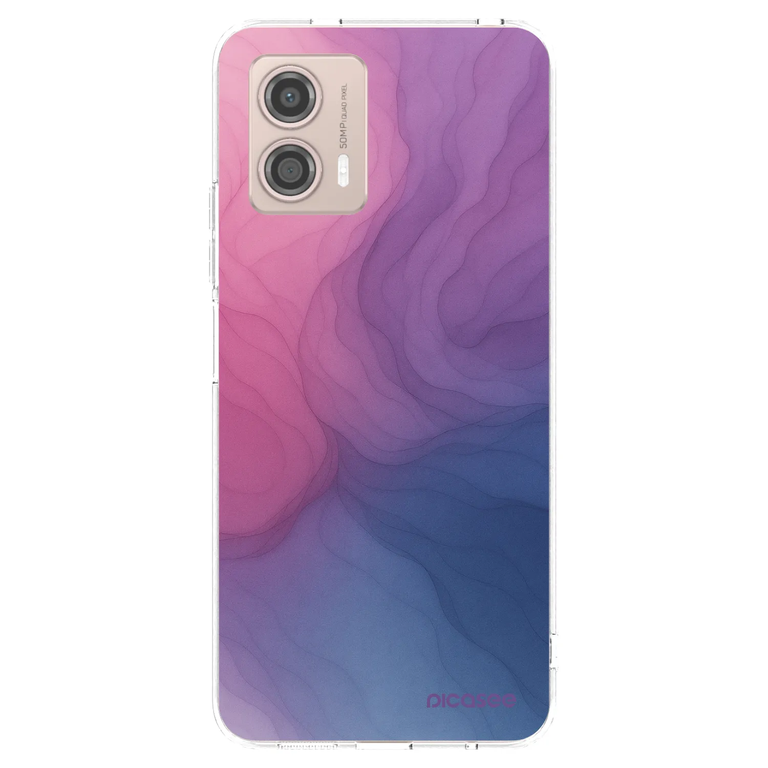 Picasee átlátszó szilikon tok az alábbi mobiltelefonokra Motorola Moto G53 5G - Silk