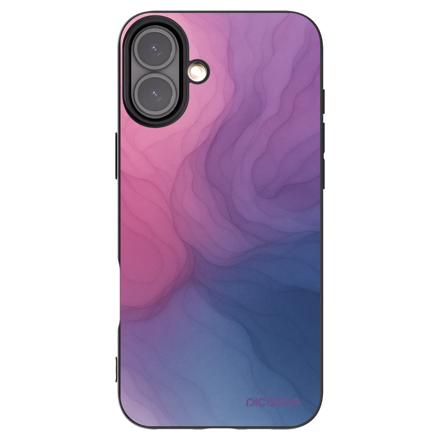 Picasee fekete szilikon tok az alábbi mobiltelefonokra Apple iPhone 16 Plus - Silk