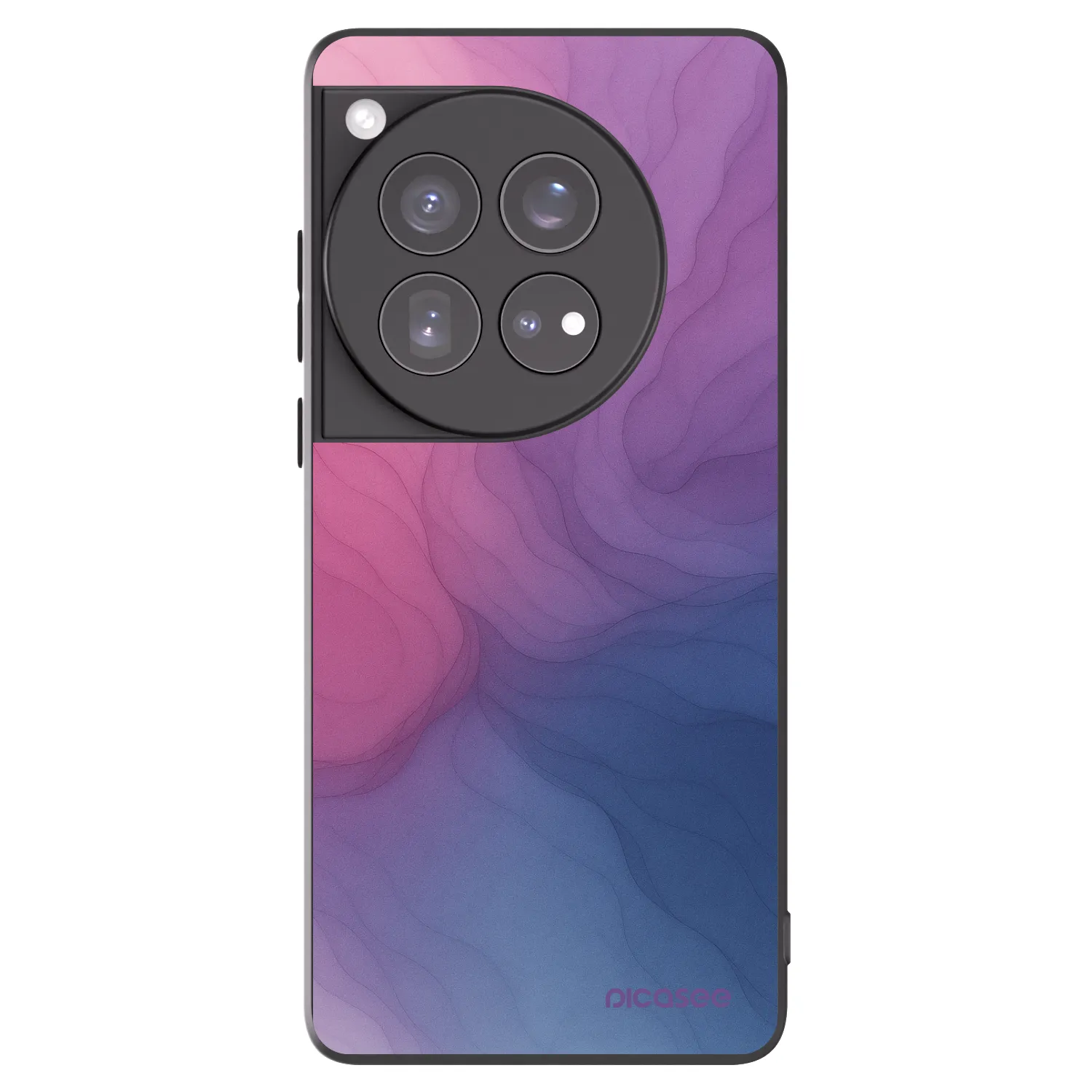Picasee fekete szilikon tok az alábbi mobiltelefonokra OnePlus 12 5G - Silk