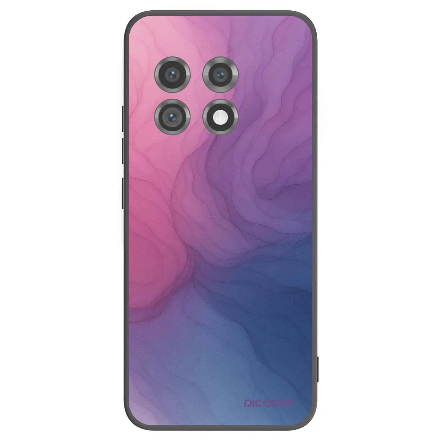 Picasee fekete szilikon tok az alábbi mobiltelefonokra OnePlus 11 5G - Silk