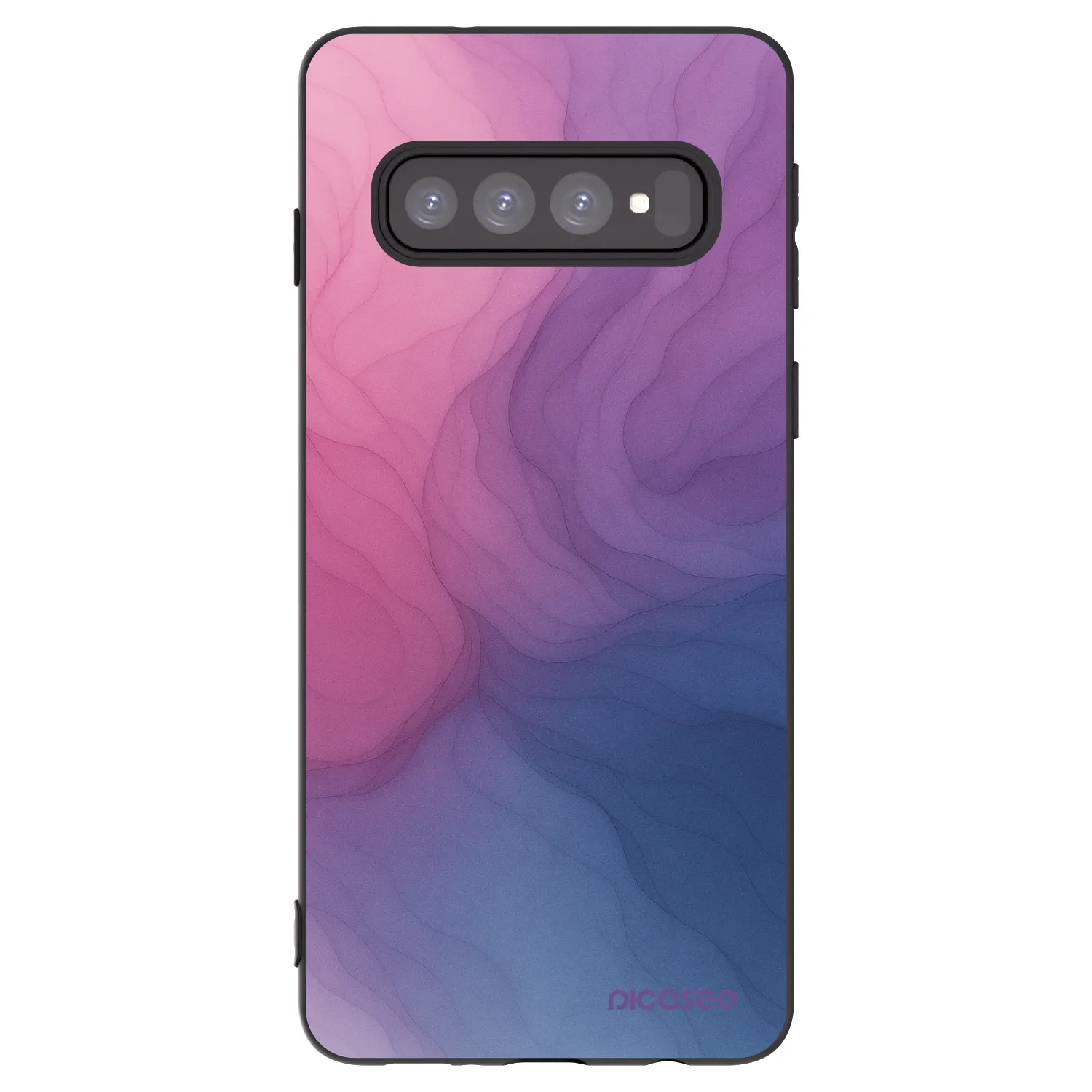 Picasee fekete szilikon tok az alábbi mobiltelefonokra Samsung Galaxy S10 G973 - Silk