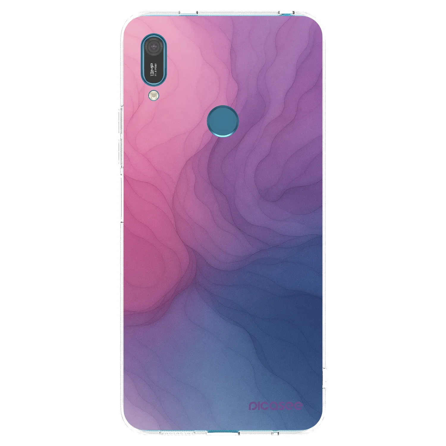 Picasee átlátszó szilikon tok az alábbi mobiltelefonokra Huawei Y7 2019 - Silk