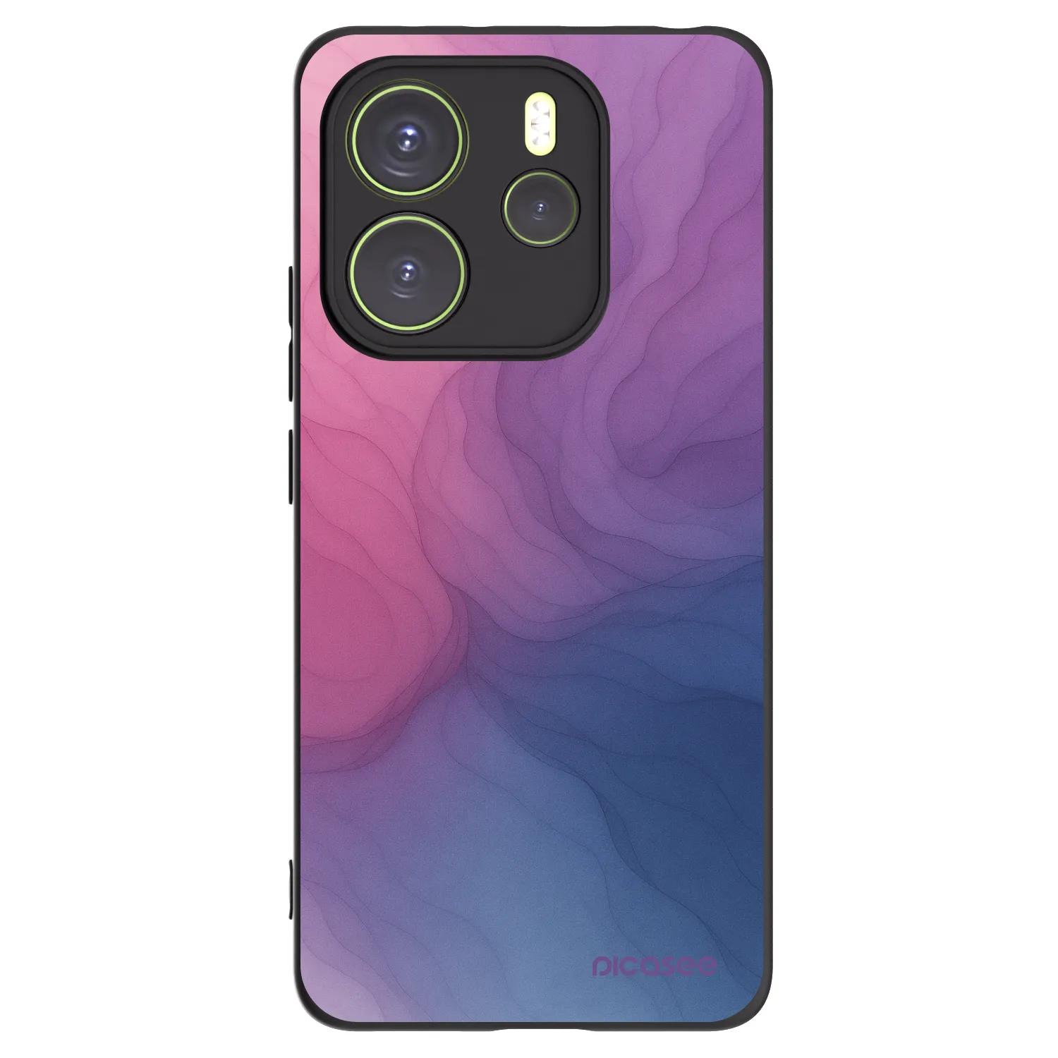 Picasee fekete szilikon tok az alábbi mobiltelefonokra Xiaomi Redmi Note 14 4G - Silk