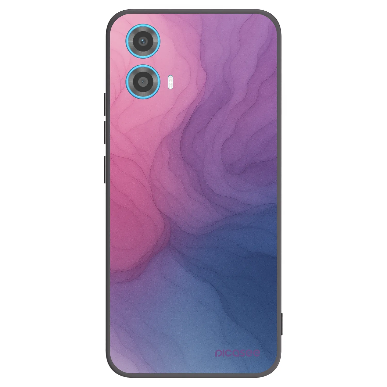Picasee fekete szilikon tok az alábbi mobiltelefonokra Motorola Moto G34 5G - Silk