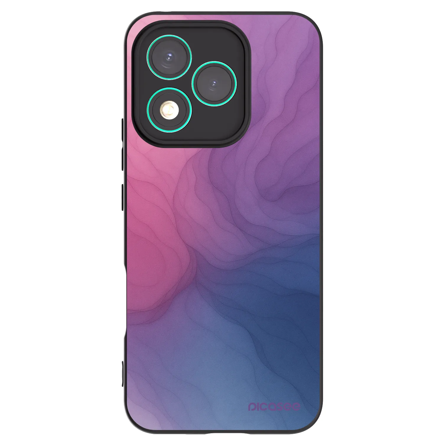 Picasee fekete szilikon tok az alábbi mobiltelefonokra Honor 400 Lite 5G - Silk