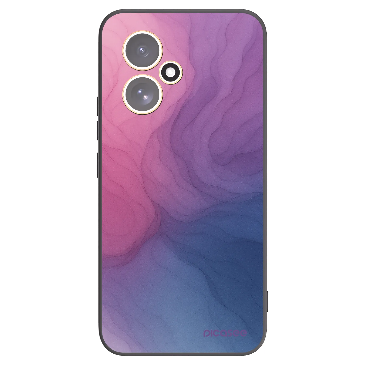 Picasee fekete szilikon tok az alábbi mobiltelefonokra Honor 400 5G - Silk
