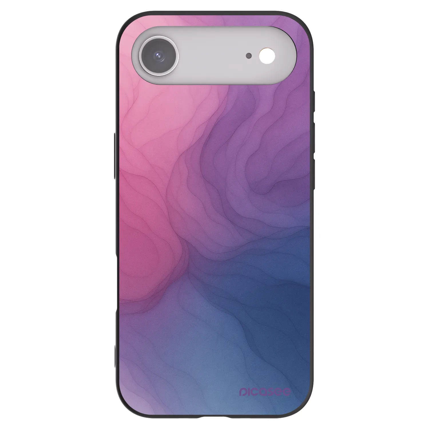 Picasee fekete szilikon tok az alábbi mobiltelefonokra Apple iPhone Air - Silk
