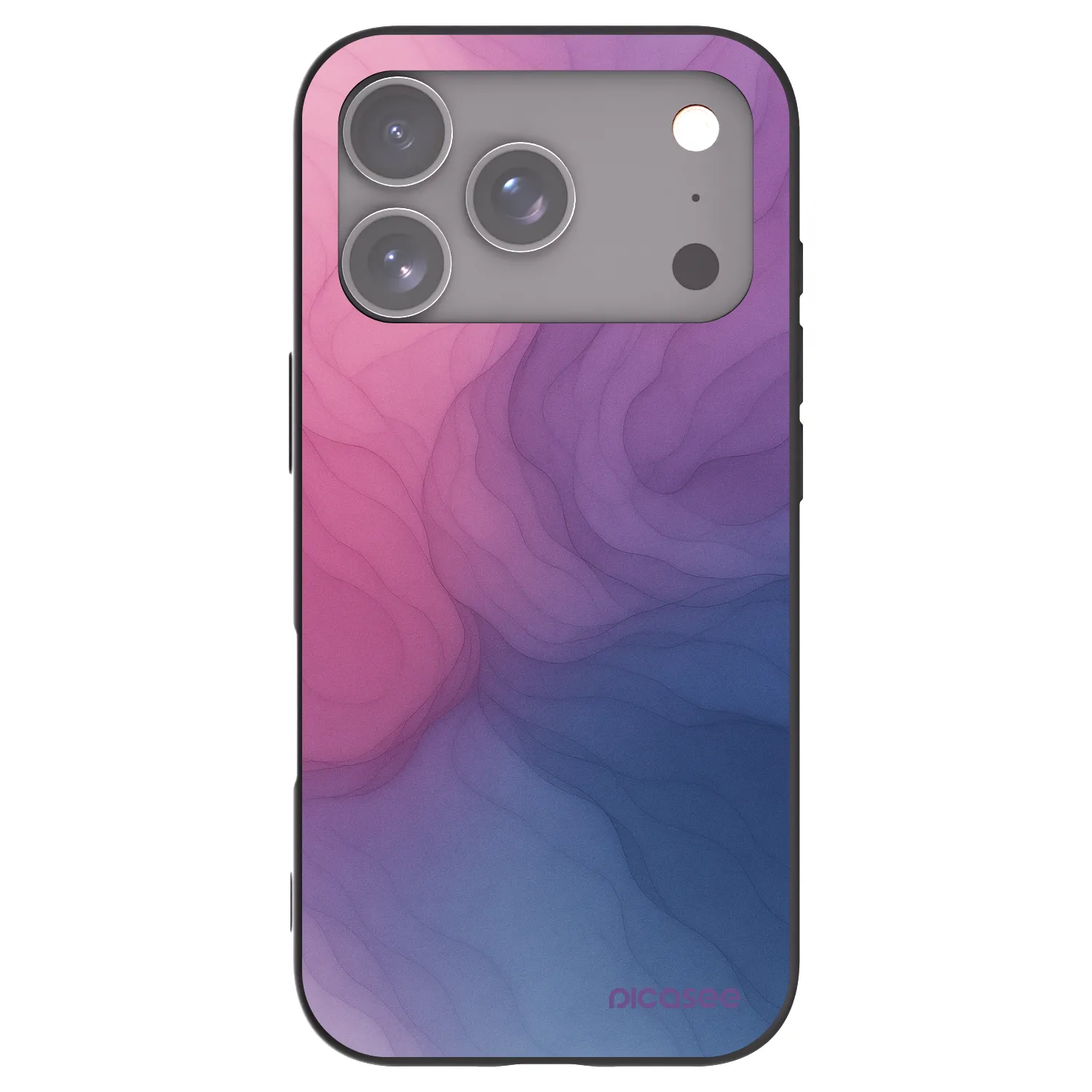 Picasee fekete szilikon tok az alábbi mobiltelefonokra Apple iPhone 17 Pro - Silk