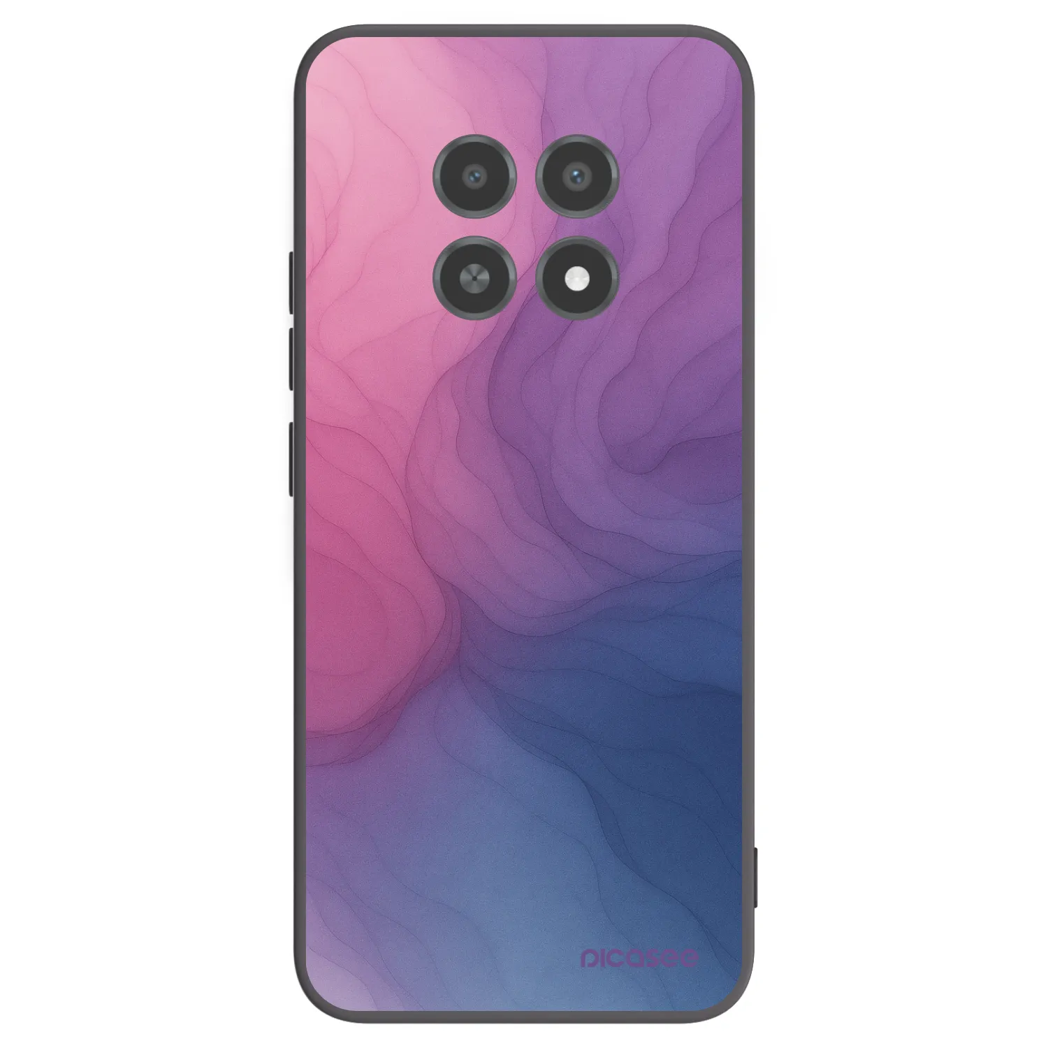 Picasee fekete szilikon tok az alábbi mobiltelefonokra Realme 12X - Silk