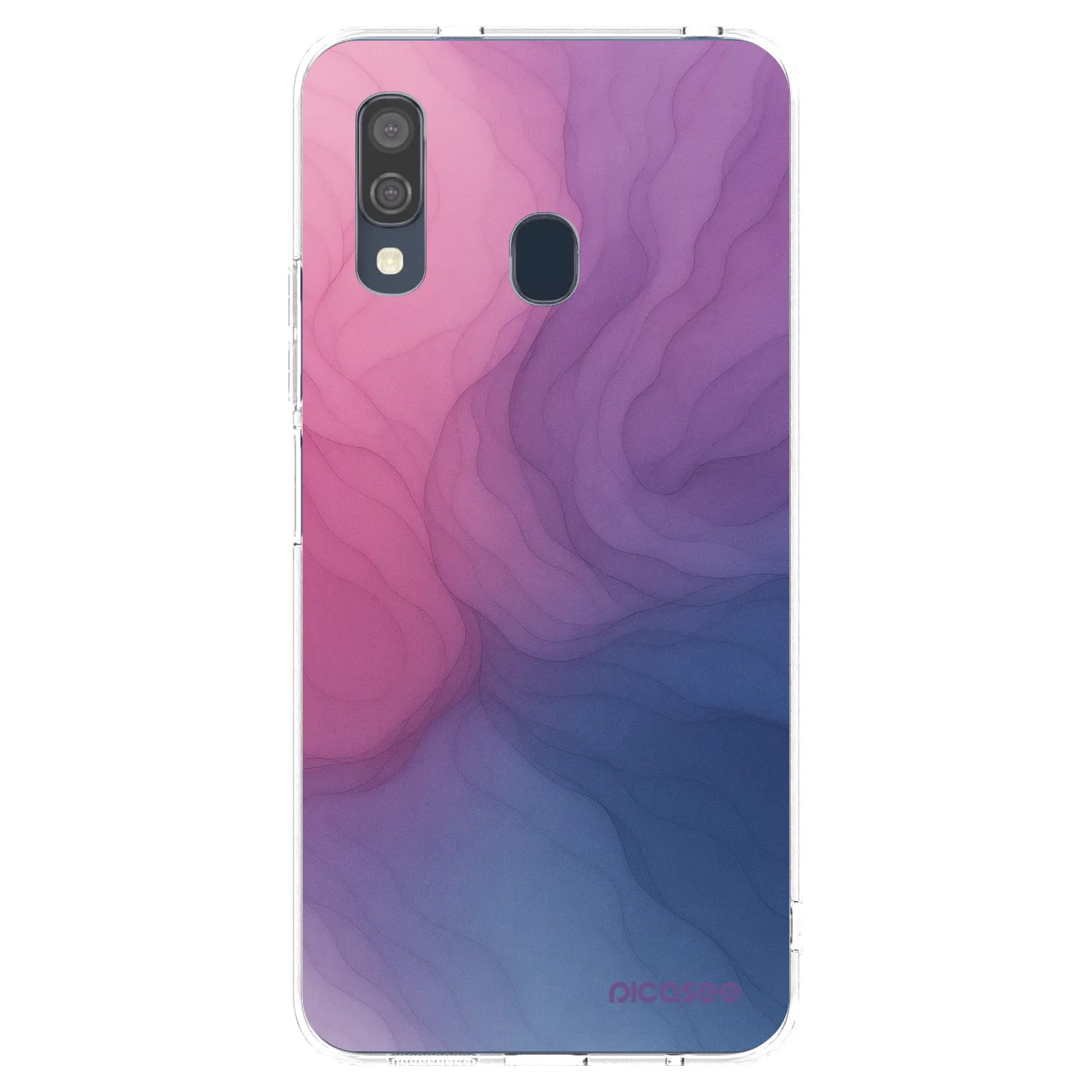 Picasee átlátszó szilikon tok az alábbi mobiltelefonokra Samsung Galaxy A40 A405F - Silk