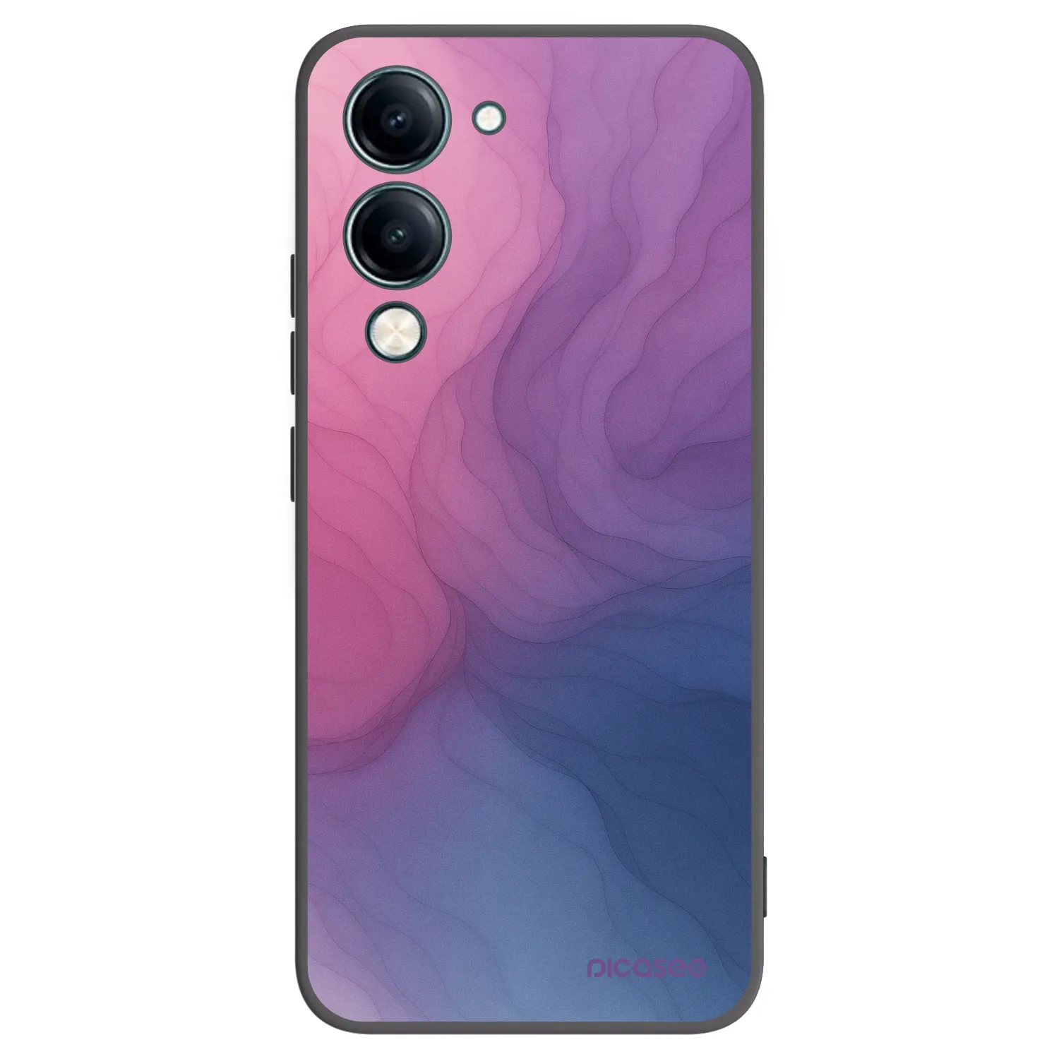 Picasee fekete szilikon tok az alábbi mobiltelefonokra Vivo Y29s 5G - Silk
