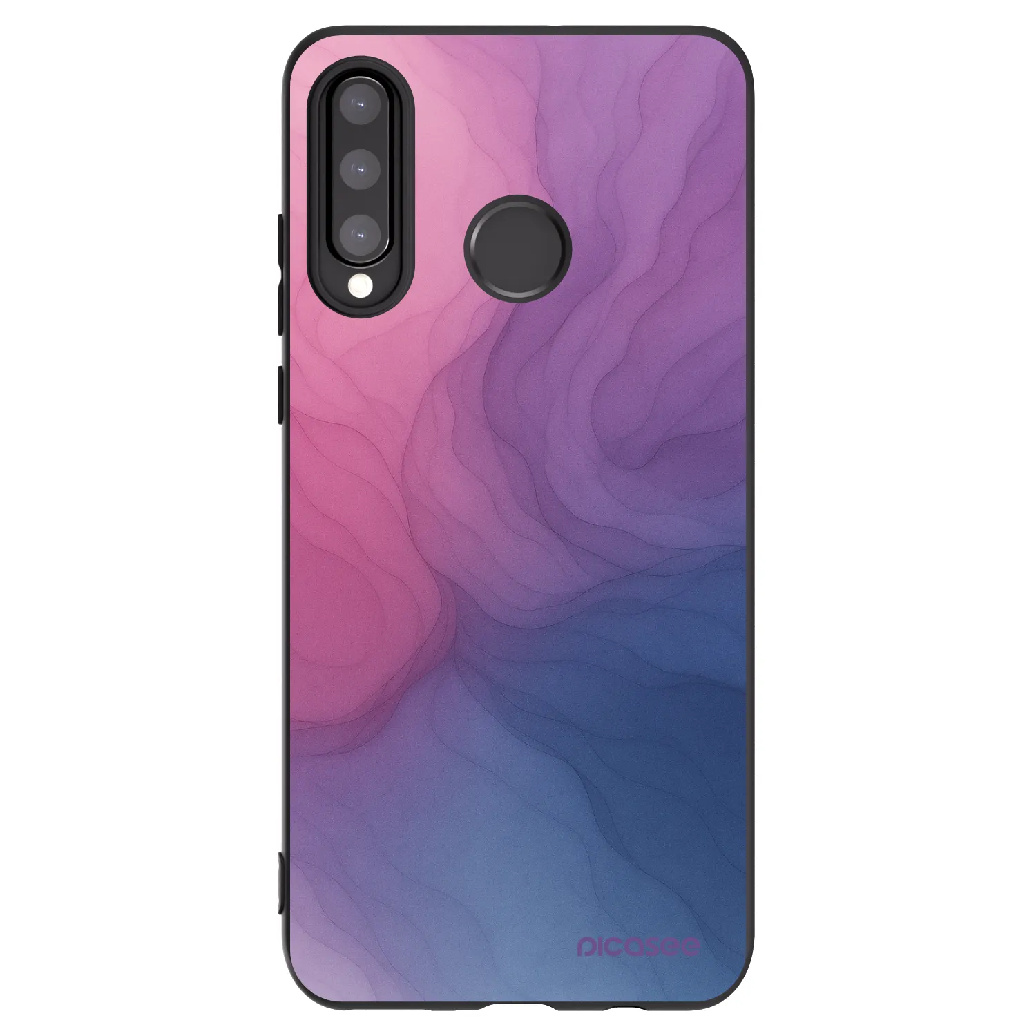 Picasee fekete szilikon tok az alábbi mobiltelefonokra Huawei P30 Lite - Silk