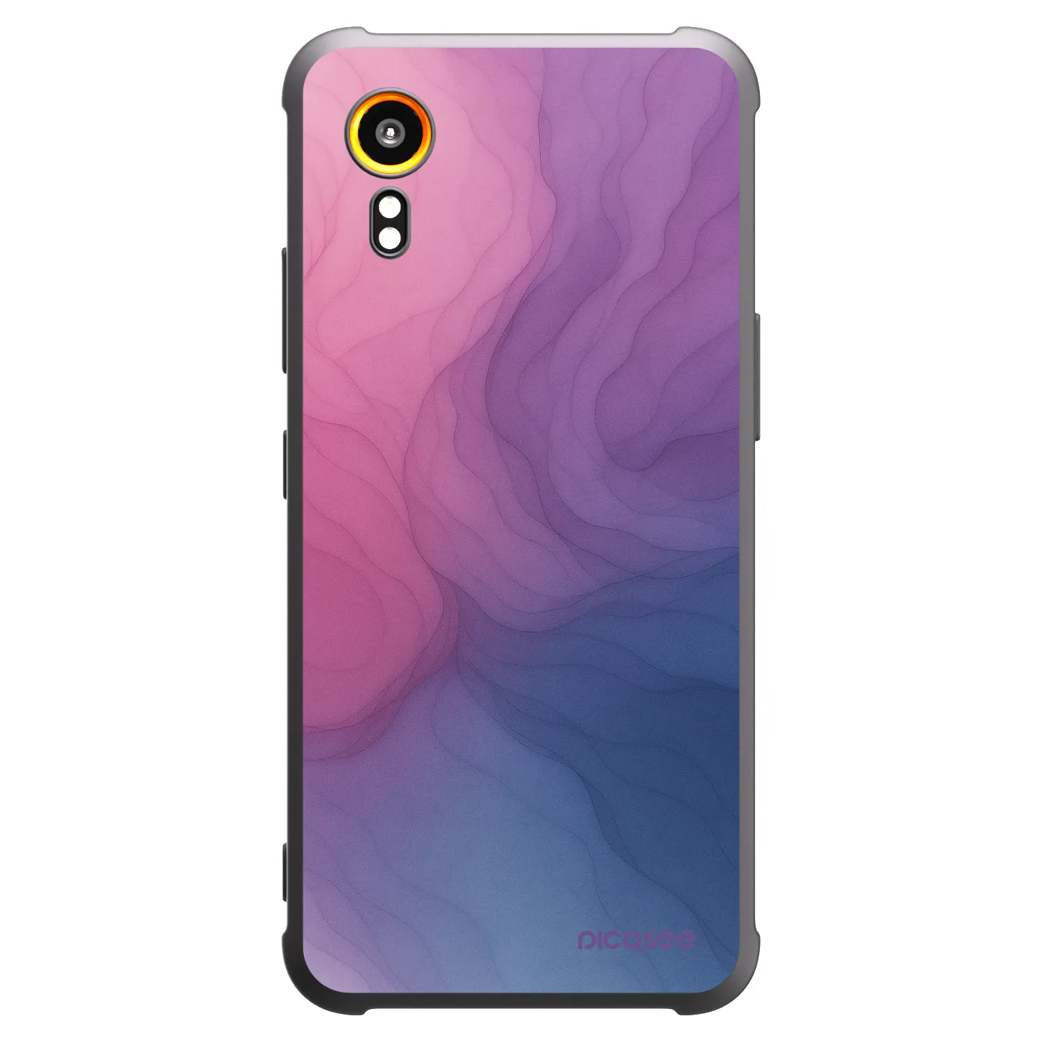 Picasee fekete szilikon tok az alábbi mobiltelefonokra Samsung Galaxy Xcover 7 - Silk