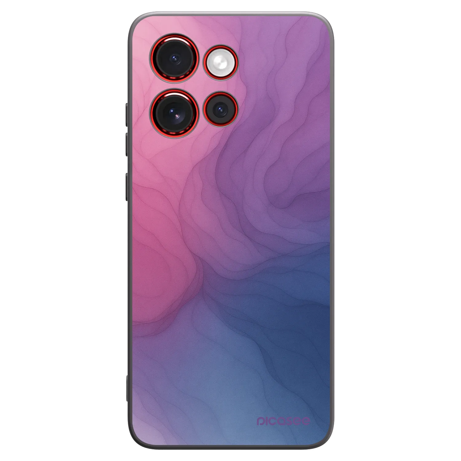 Picasee fekete szilikon tok az alábbi mobiltelefonokra Motorola Edge 60 Neo 5G - Silk