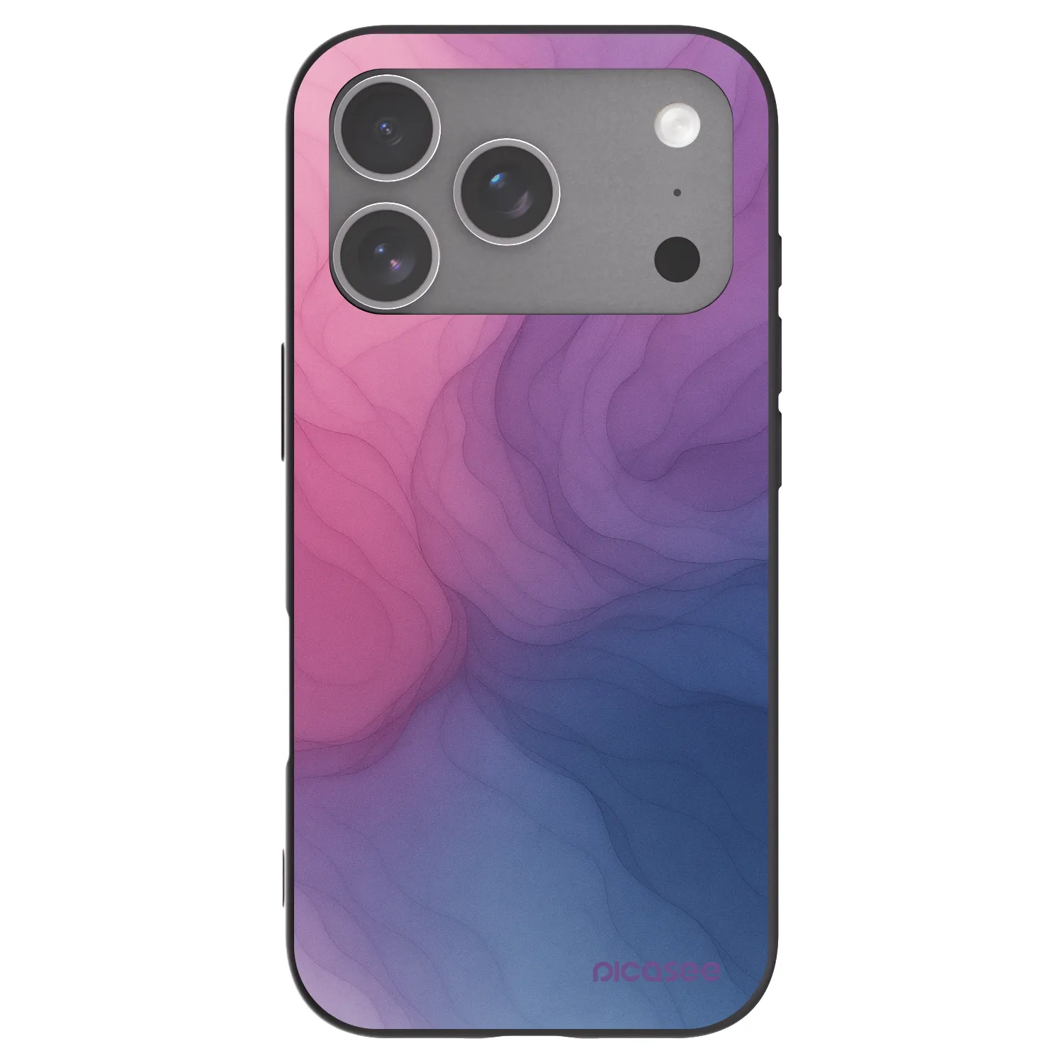 Picasee fekete szilikon tok az alábbi mobiltelefonokra Apple iPhone 18 Pro - Silk
