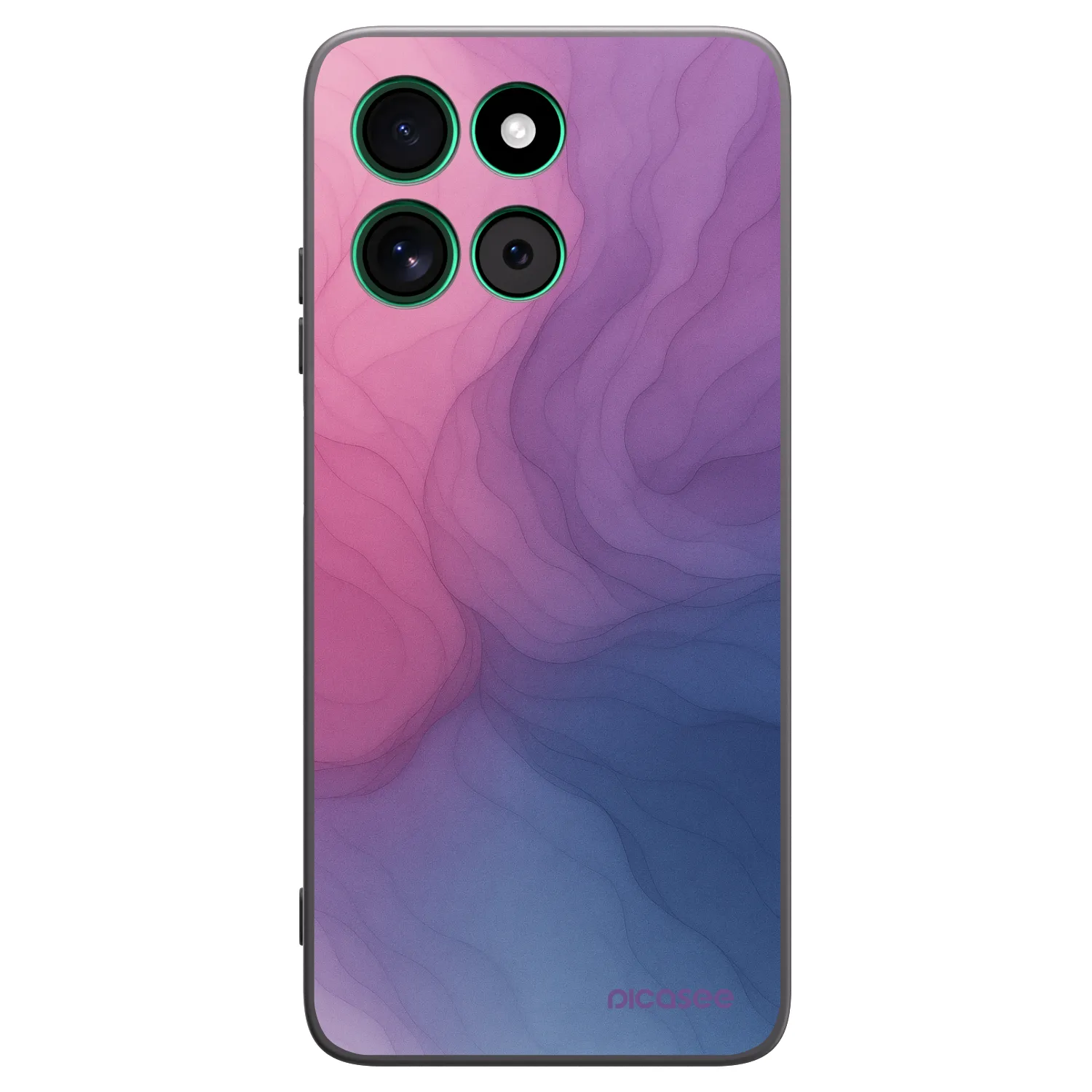 Picasee fekete szilikon tok az alábbi mobiltelefonokra Motorola Moto G57 Power - Silk