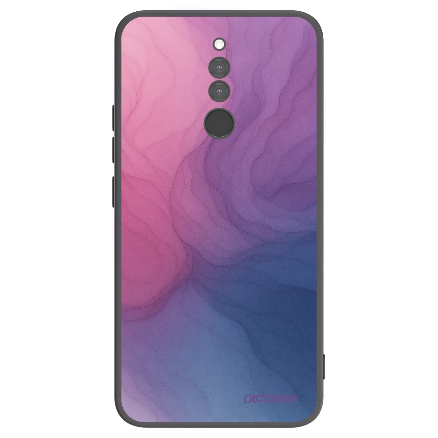 Picasee fekete szilikon tok az alábbi mobiltelefonokra Xiaomi Redmi 8 - Silk
