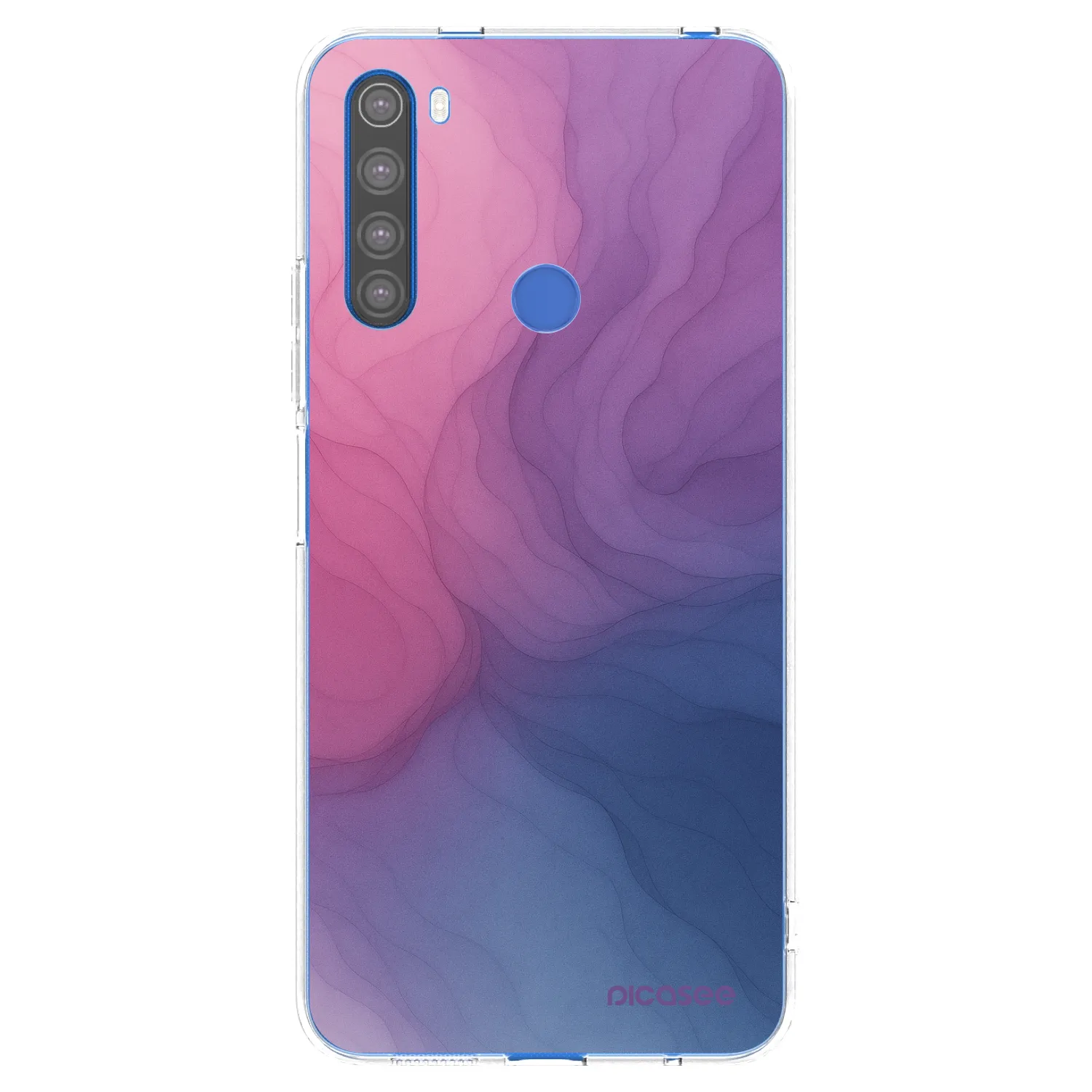 Picasee átlátszó szilikon tok az alábbi mobiltelefonokra Xiaomi Redmi Note 8T - Silk