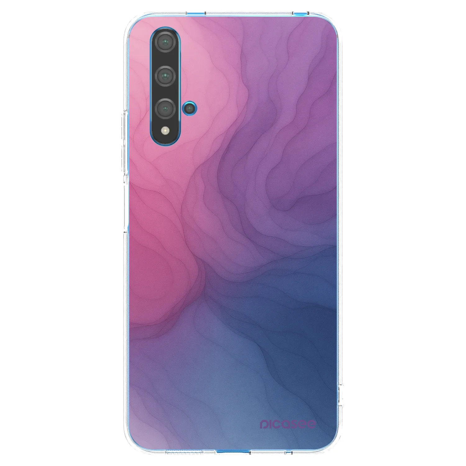 Picasee átlátszó szilikon tok az alábbi mobiltelefonokra Huawei Nova 5T - Silk