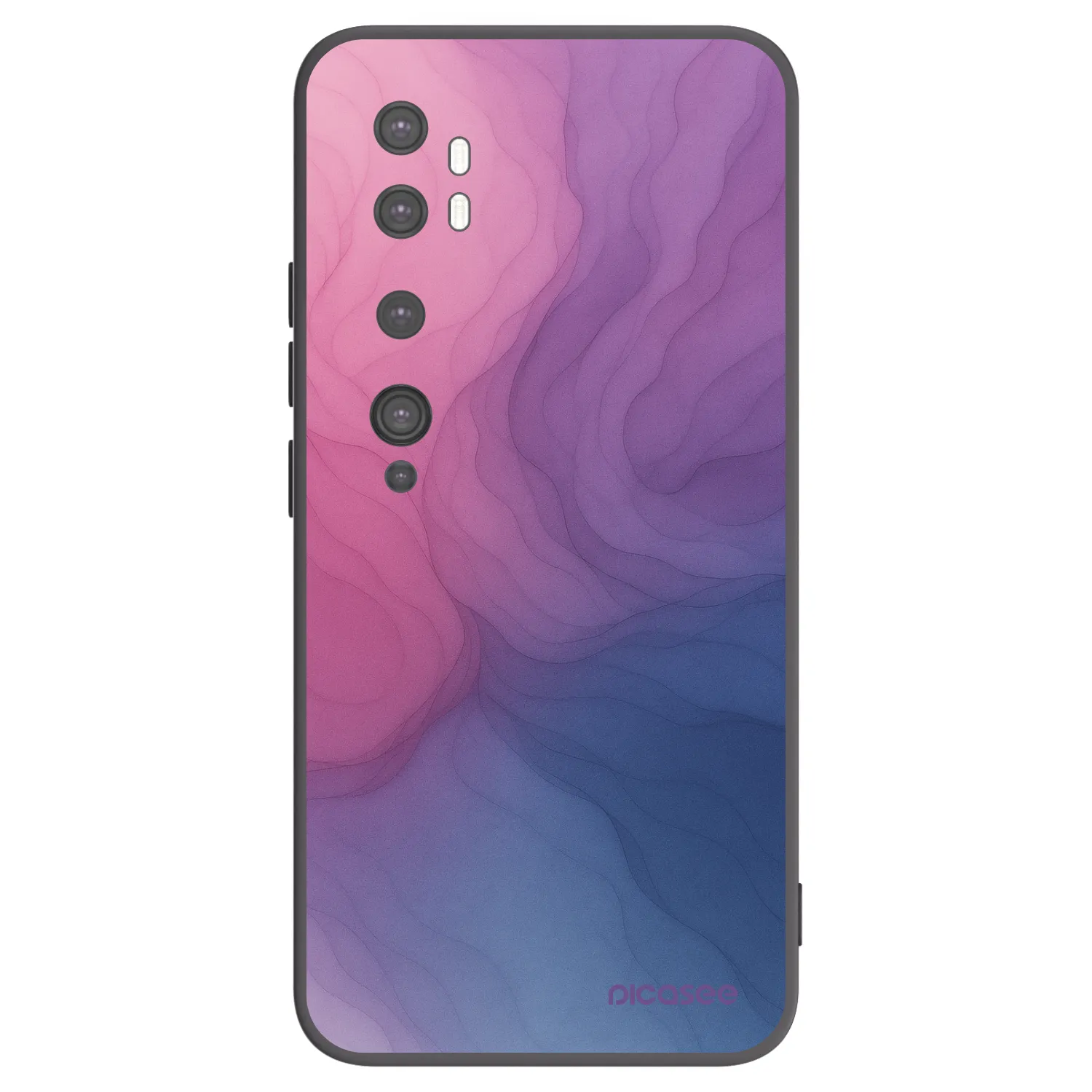 Picasee fekete szilikon tok az alábbi mobiltelefonokra Xiaomi Mi Note 10 (Pro) - Silk