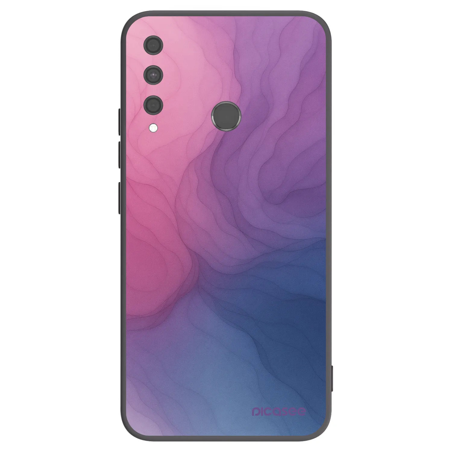 Picasee fekete szilikon tok az alábbi mobiltelefonokra Huawei P40 Lite E - Silk