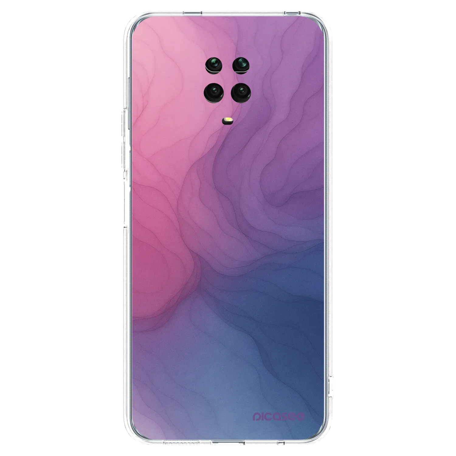 Picasee átlátszó szilikon tok az alábbi mobiltelefonokra Xiaomi Redmi Note 9 Pro - Silk