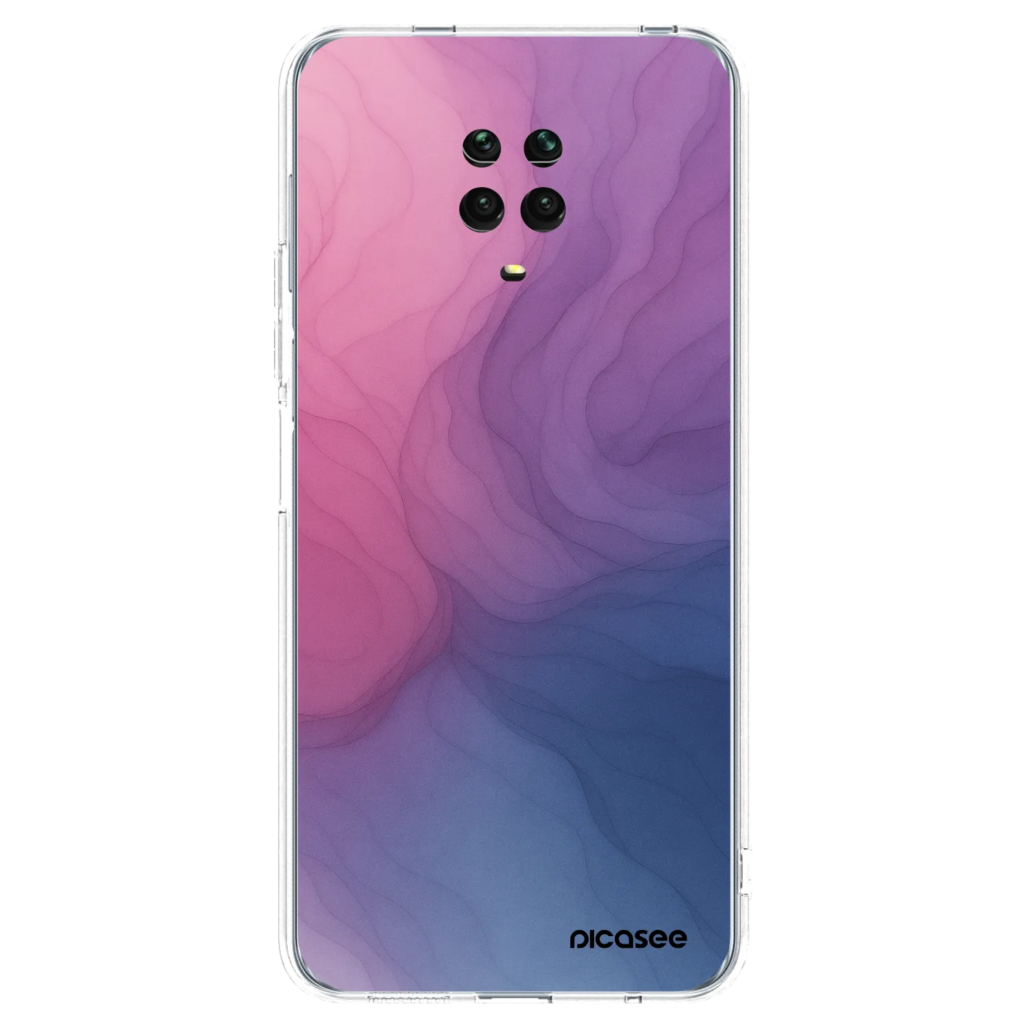 Picasee átlátszó szilikon tok az alábbi mobiltelefonokra Xiaomi Redmi Note 9S - Silk