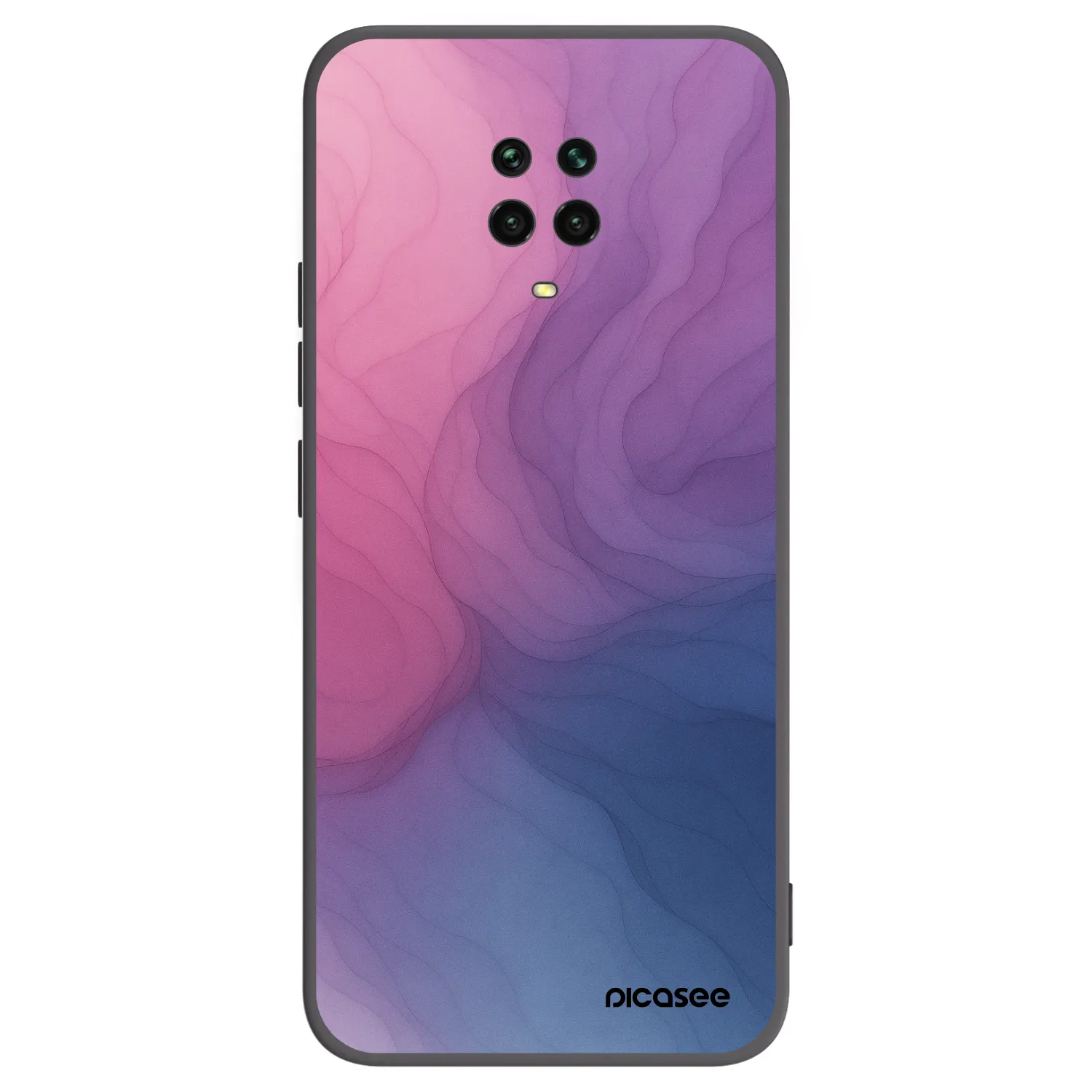 Picasee fekete szilikon tok az alábbi mobiltelefonokra Xiaomi Redmi Note 9S - Silk