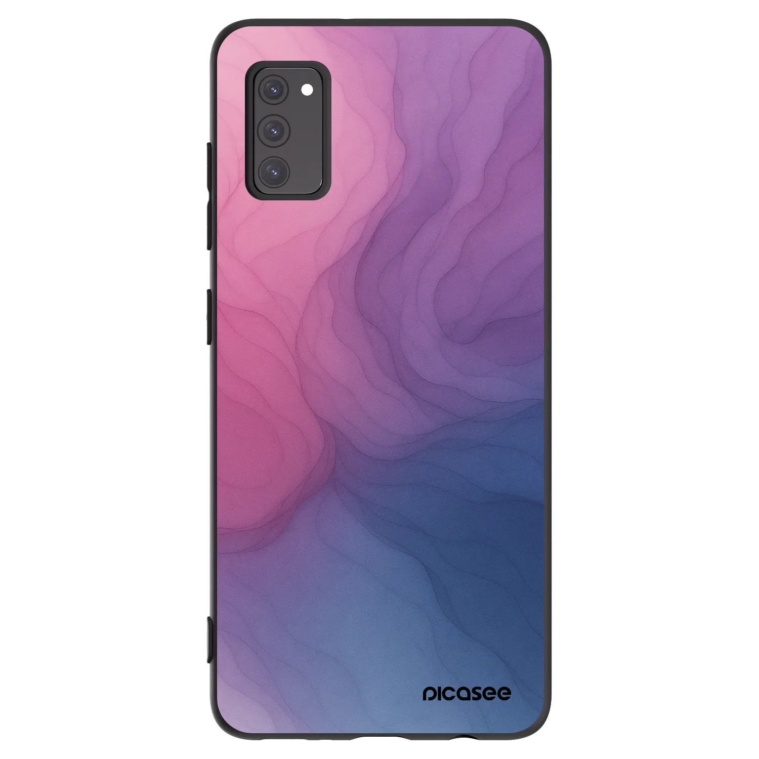 Picasee fekete szilikon tok az alábbi mobiltelefonokra Samsung Galaxy A41 A415F - Silk